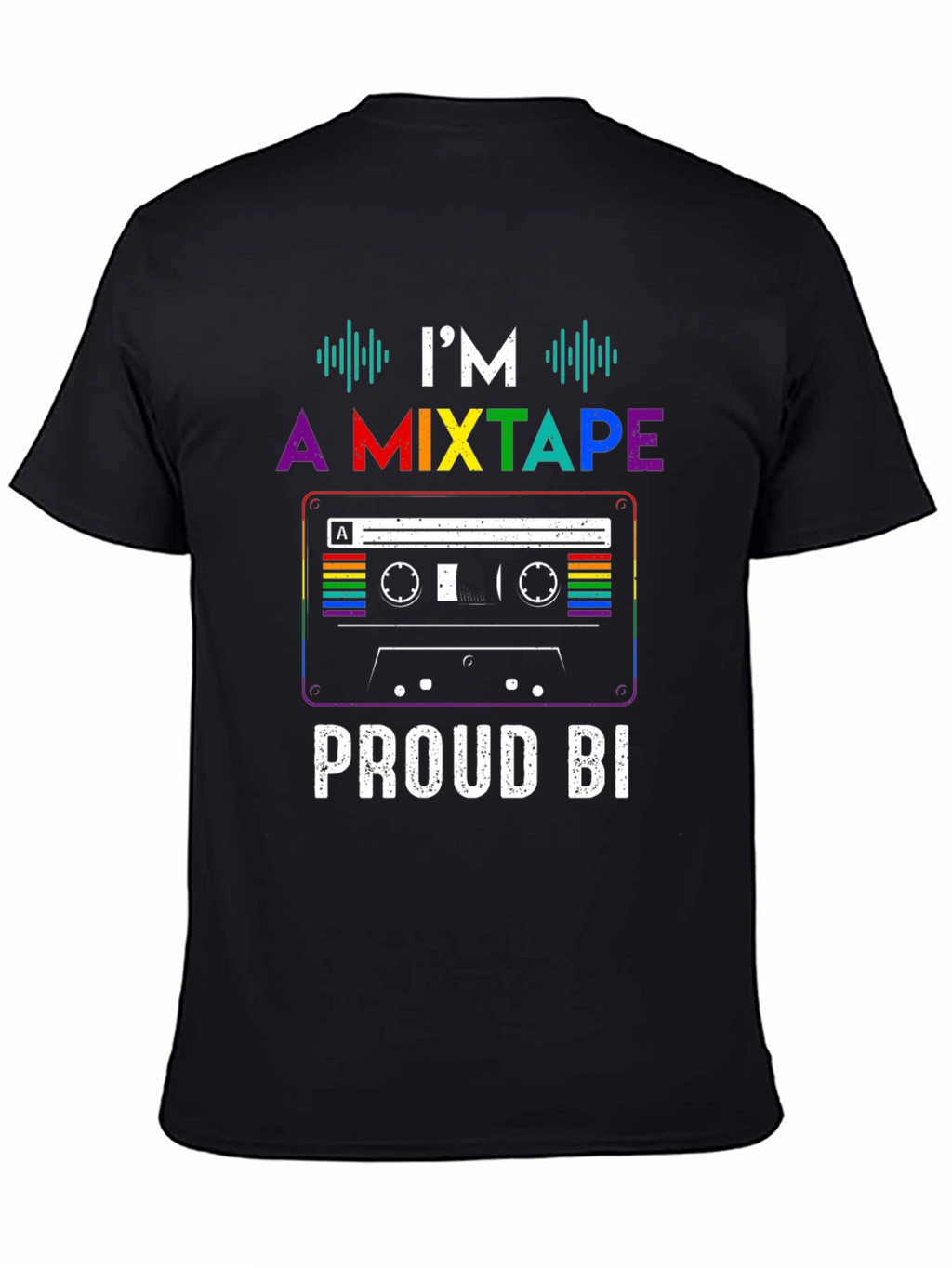 Proud Bi Mixtape Pride T-Shirt