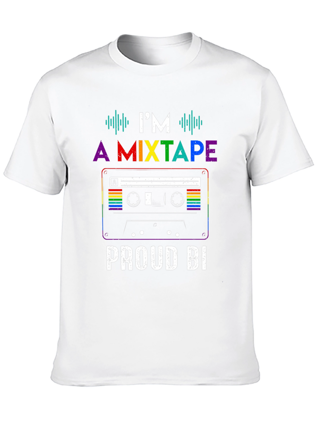Proud Bi Mixtape Pride T-Shirt