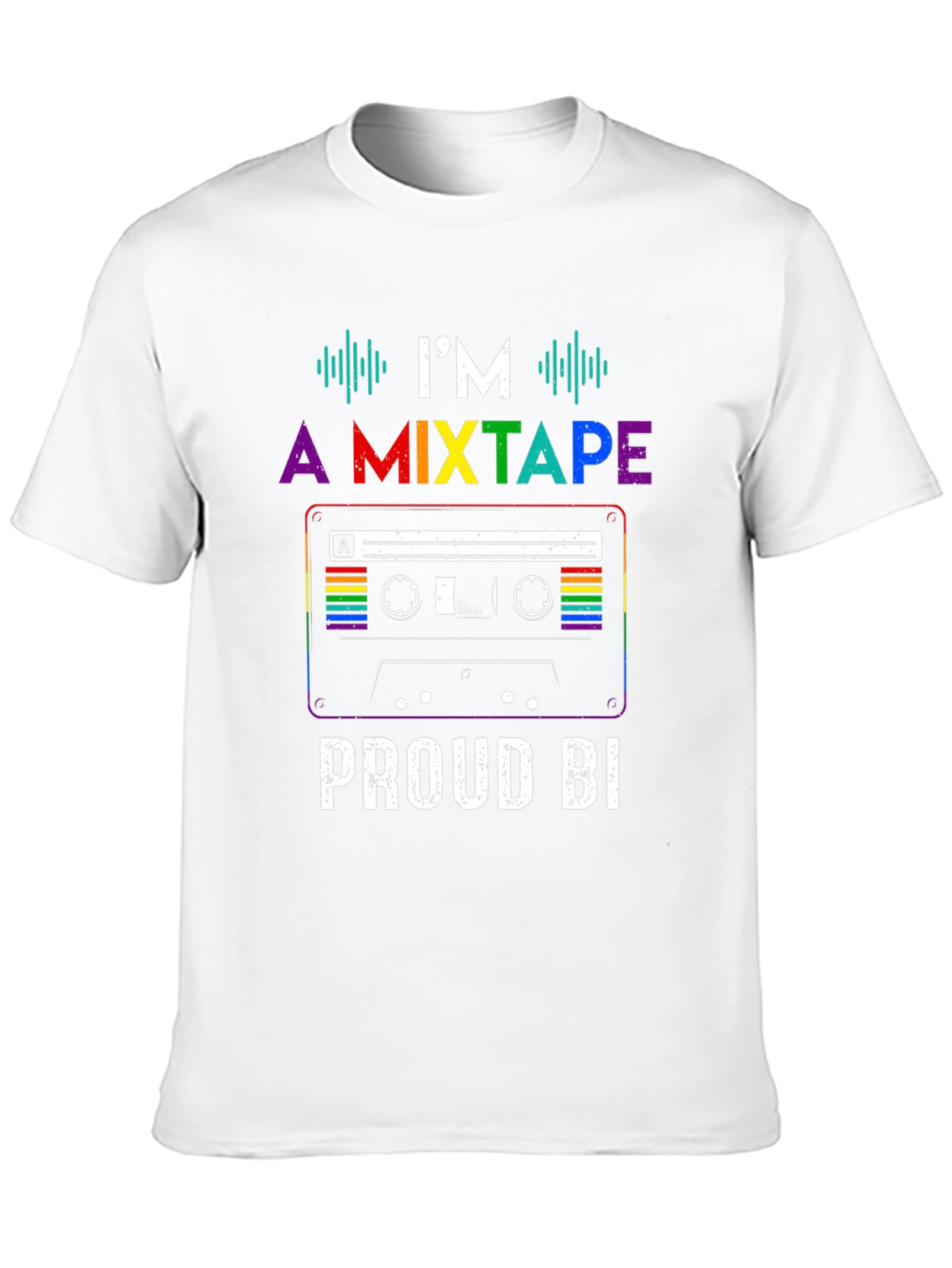 Proud Bi Mixtape Pride T-Shirt