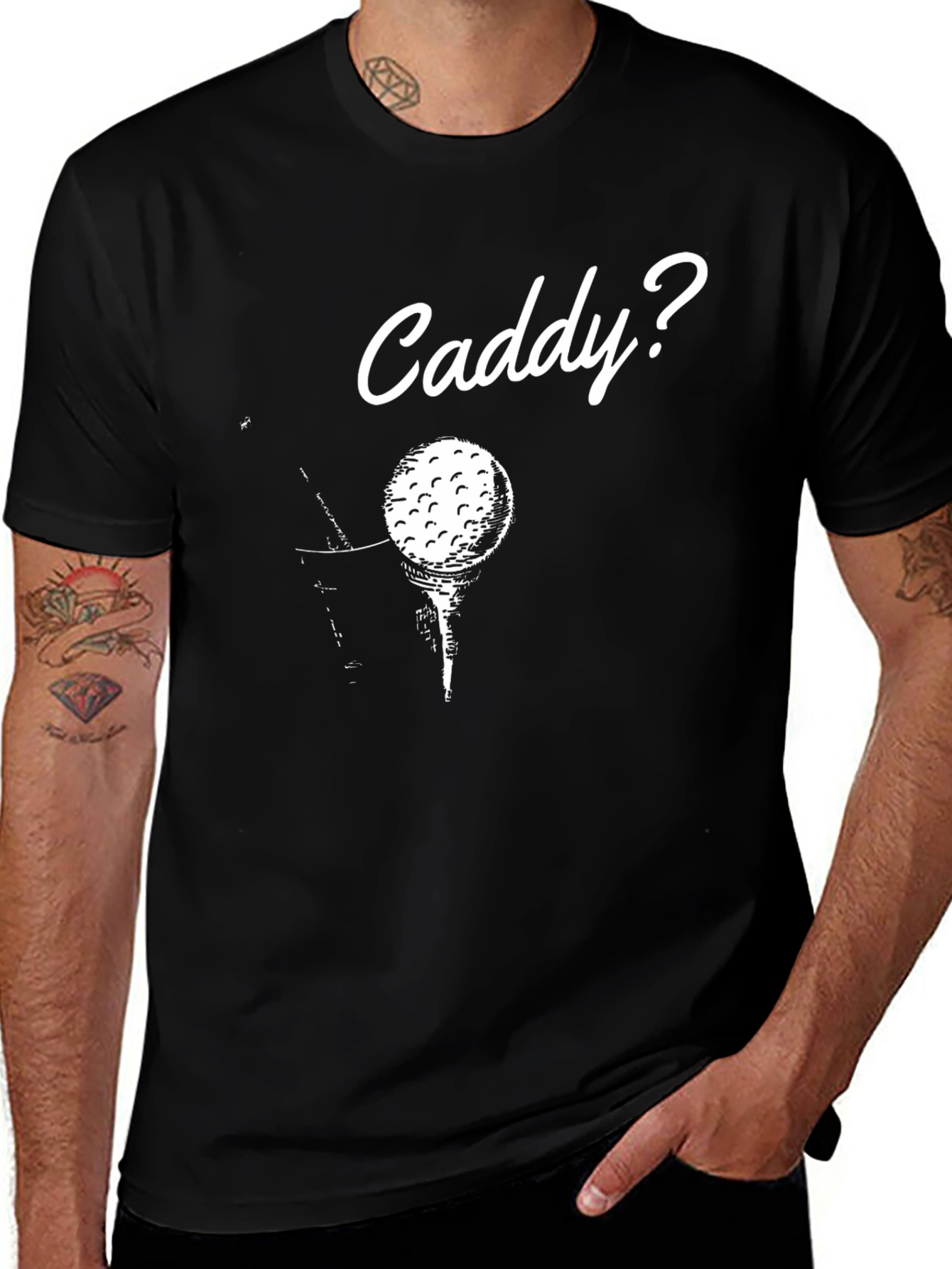 Caddy Golf T-Shirt - Humorous Golfer Tee