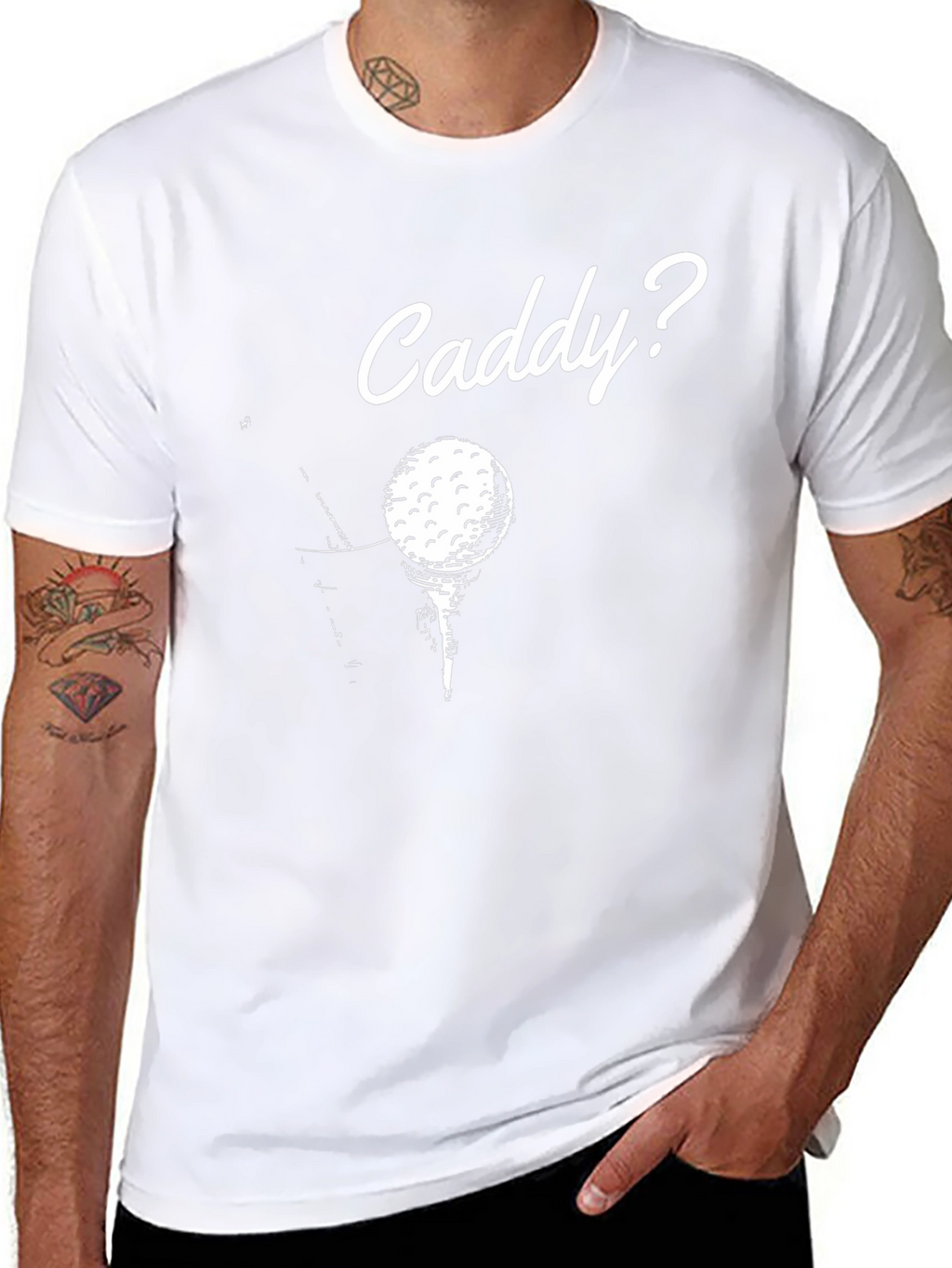 Caddy Golf T-Shirt - Humorous Golfer Tee
