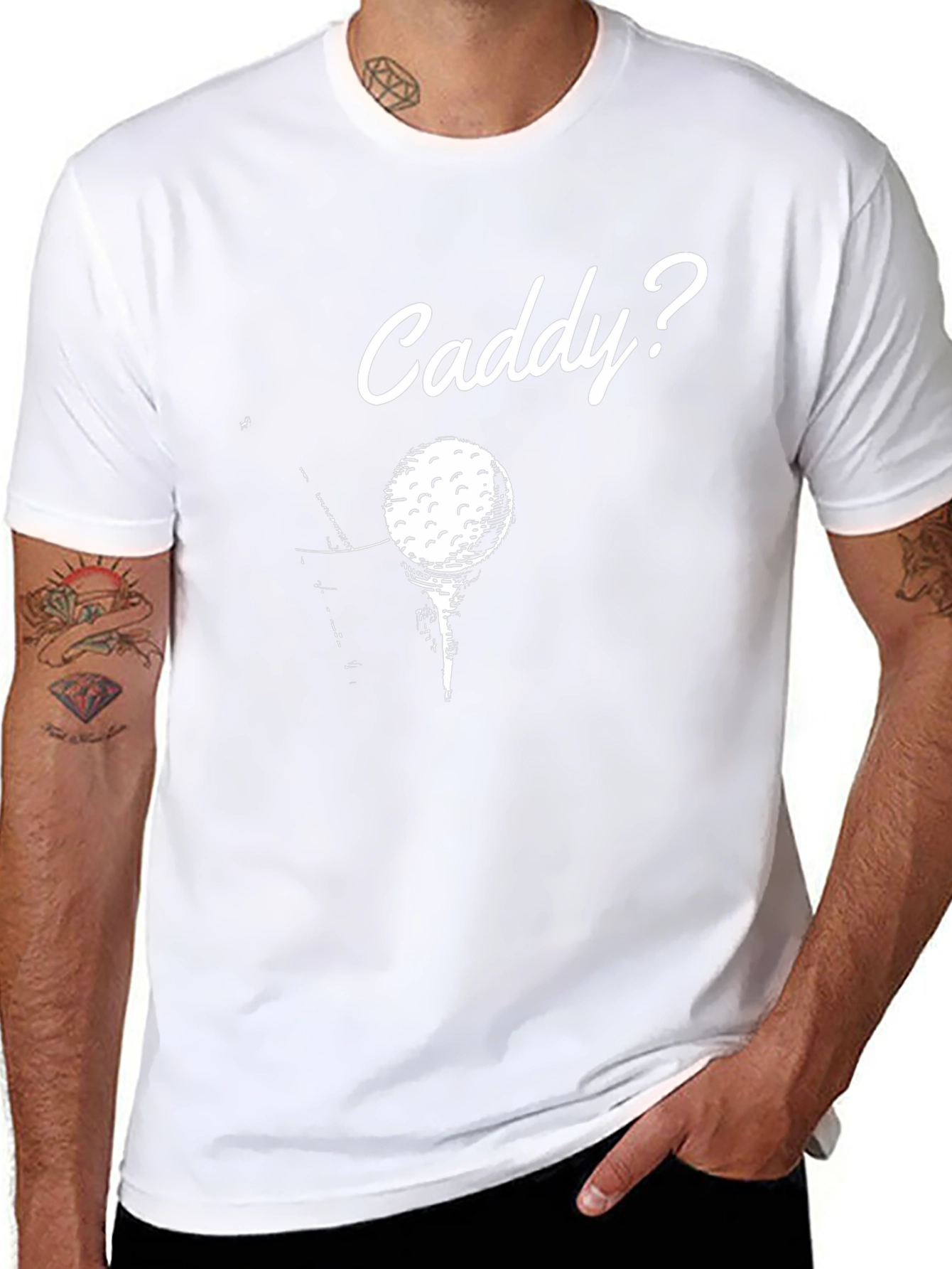 Caddy Golf T-Shirt - Humorous Golfer Tee