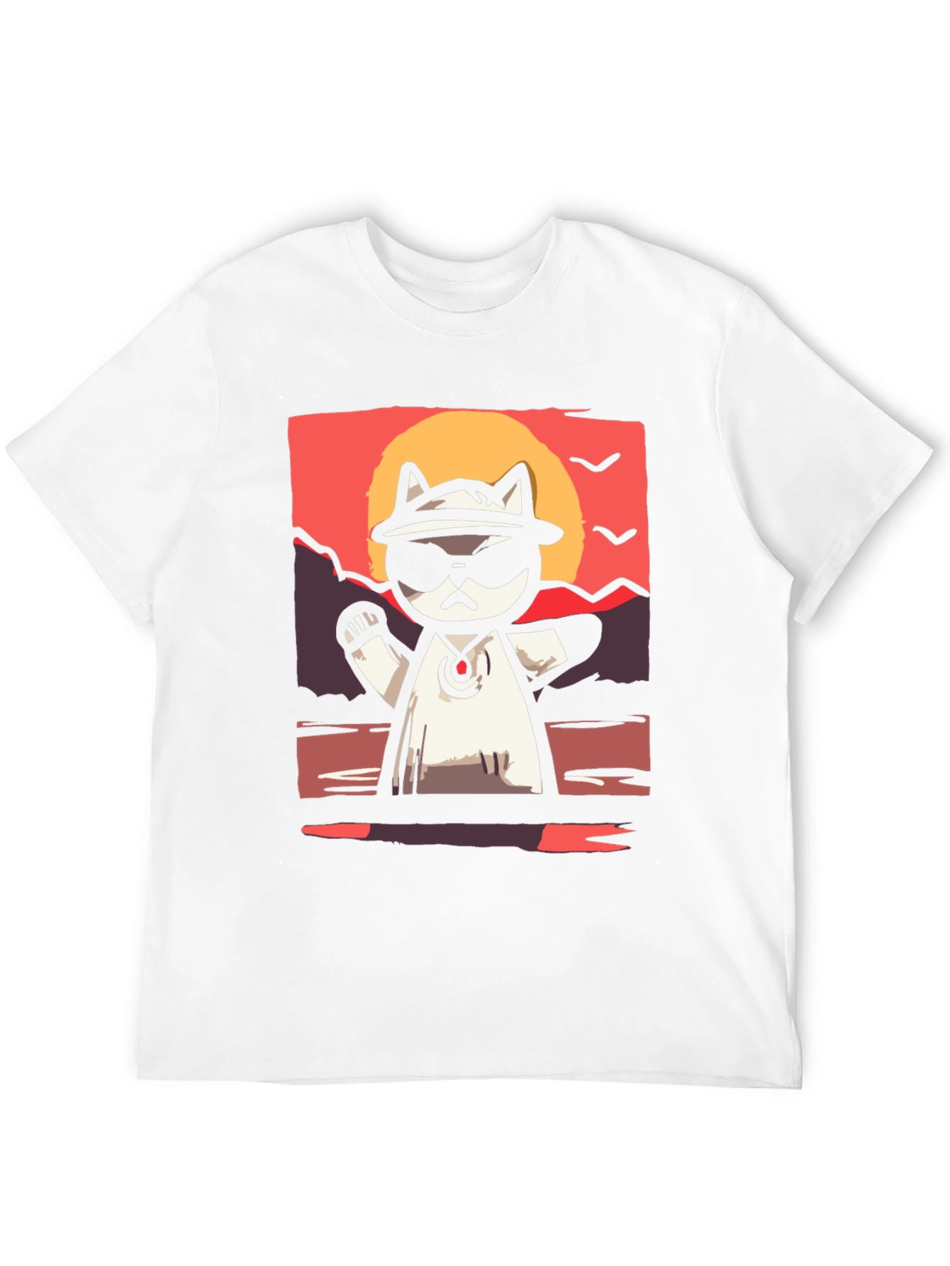 Cool Cat Sunset T-Shirt