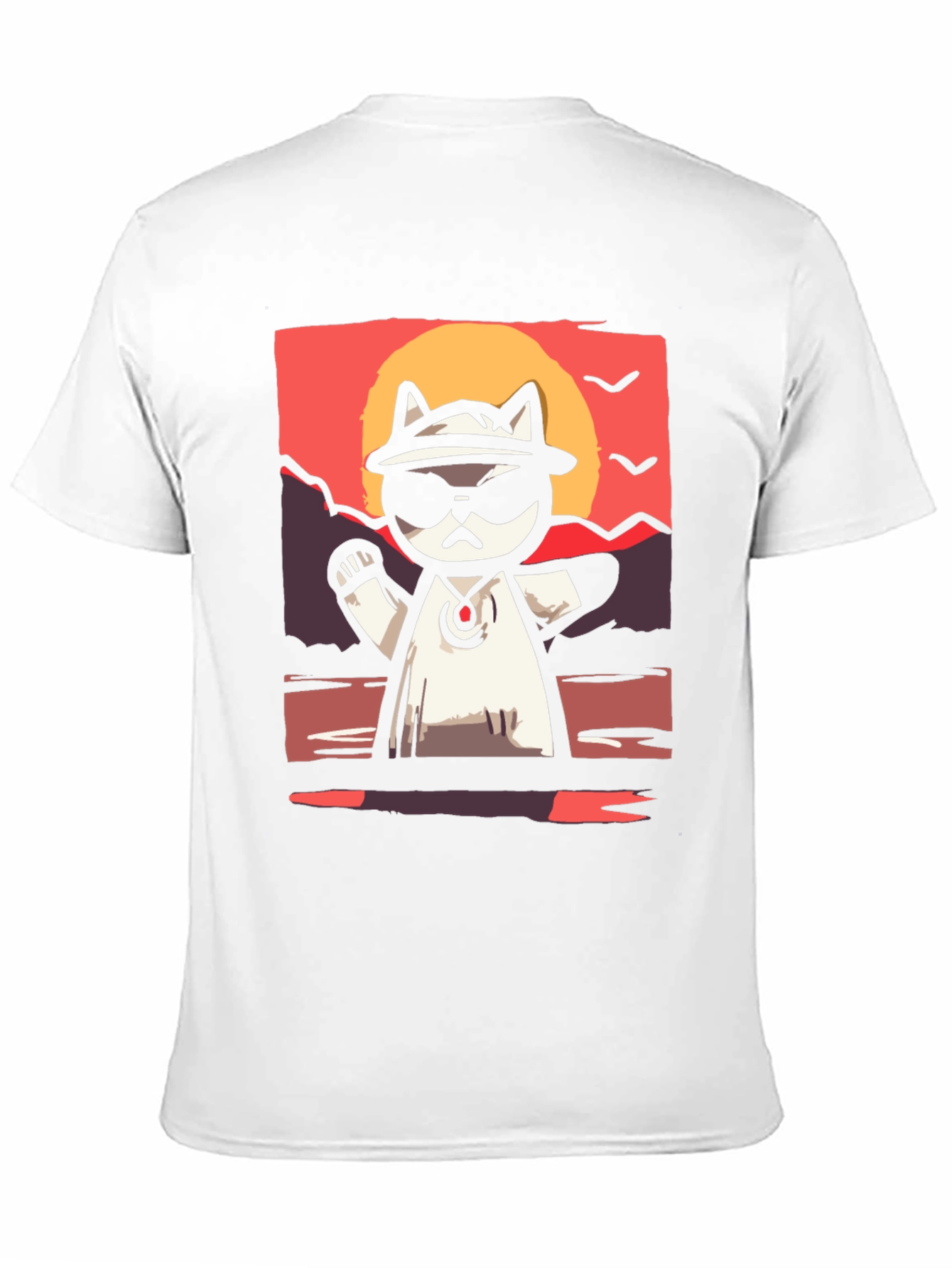 Cool Cat Sunset T-Shirt