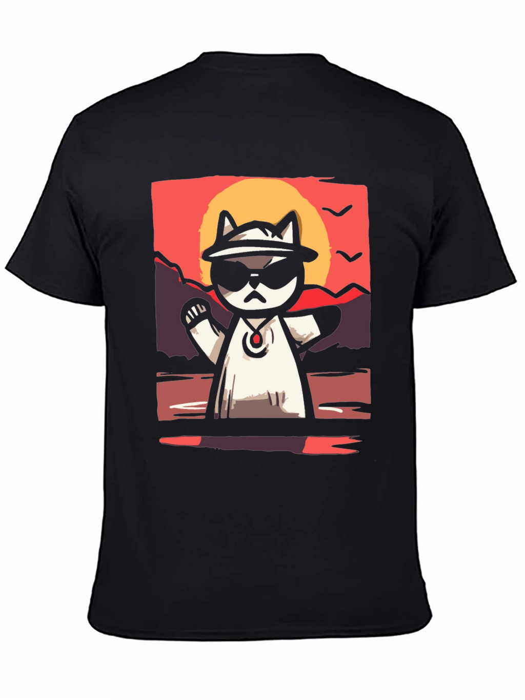 Cool Cat Sunset T-Shirt