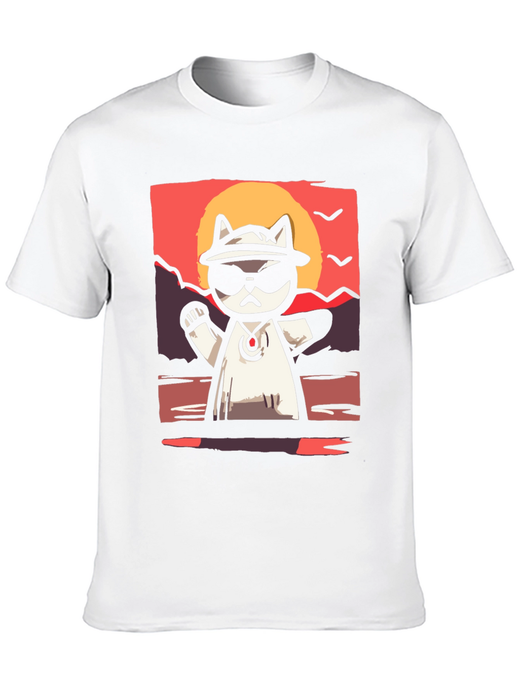 Cool Cat Sunset T-Shirt