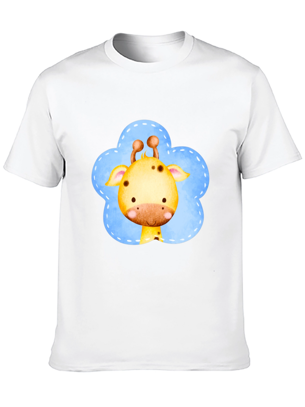 Cute Giraffe Graphic Tee - Soft Cotton Black T-Shirt