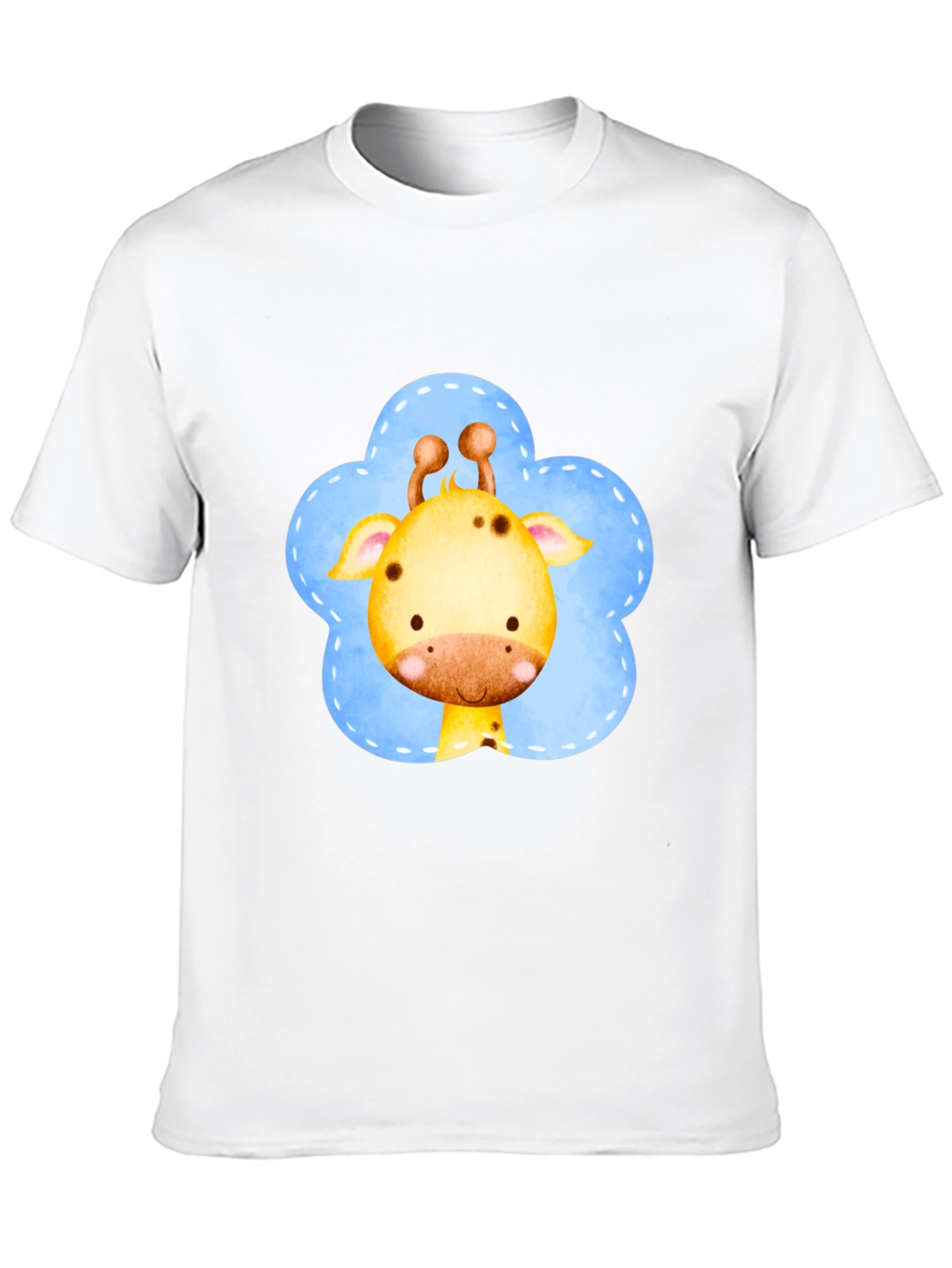 Cute Giraffe Graphic Tee - Soft Cotton Black T-Shirt