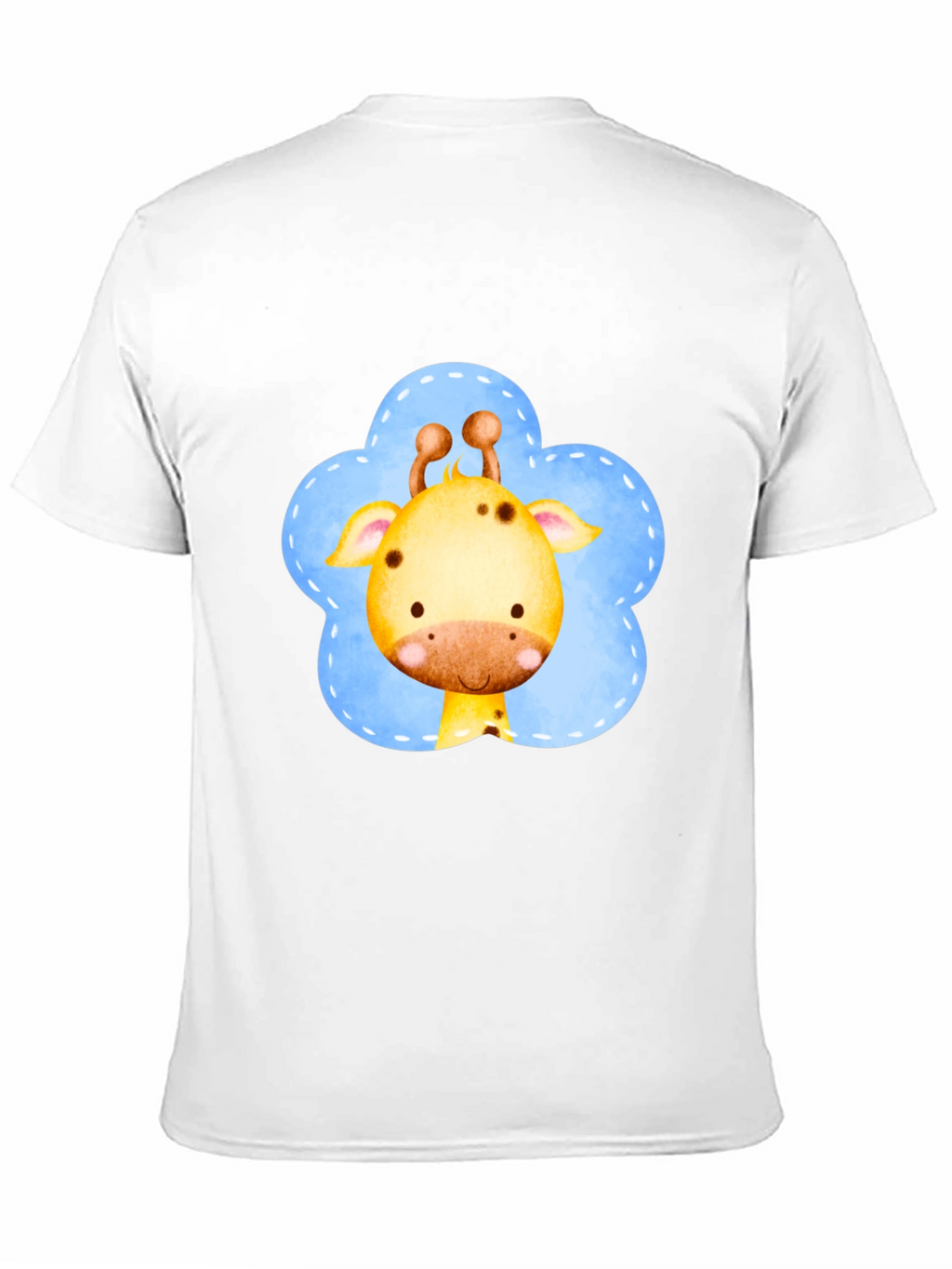 Cute Giraffe Graphic Tee - Soft Cotton Black T-Shirt