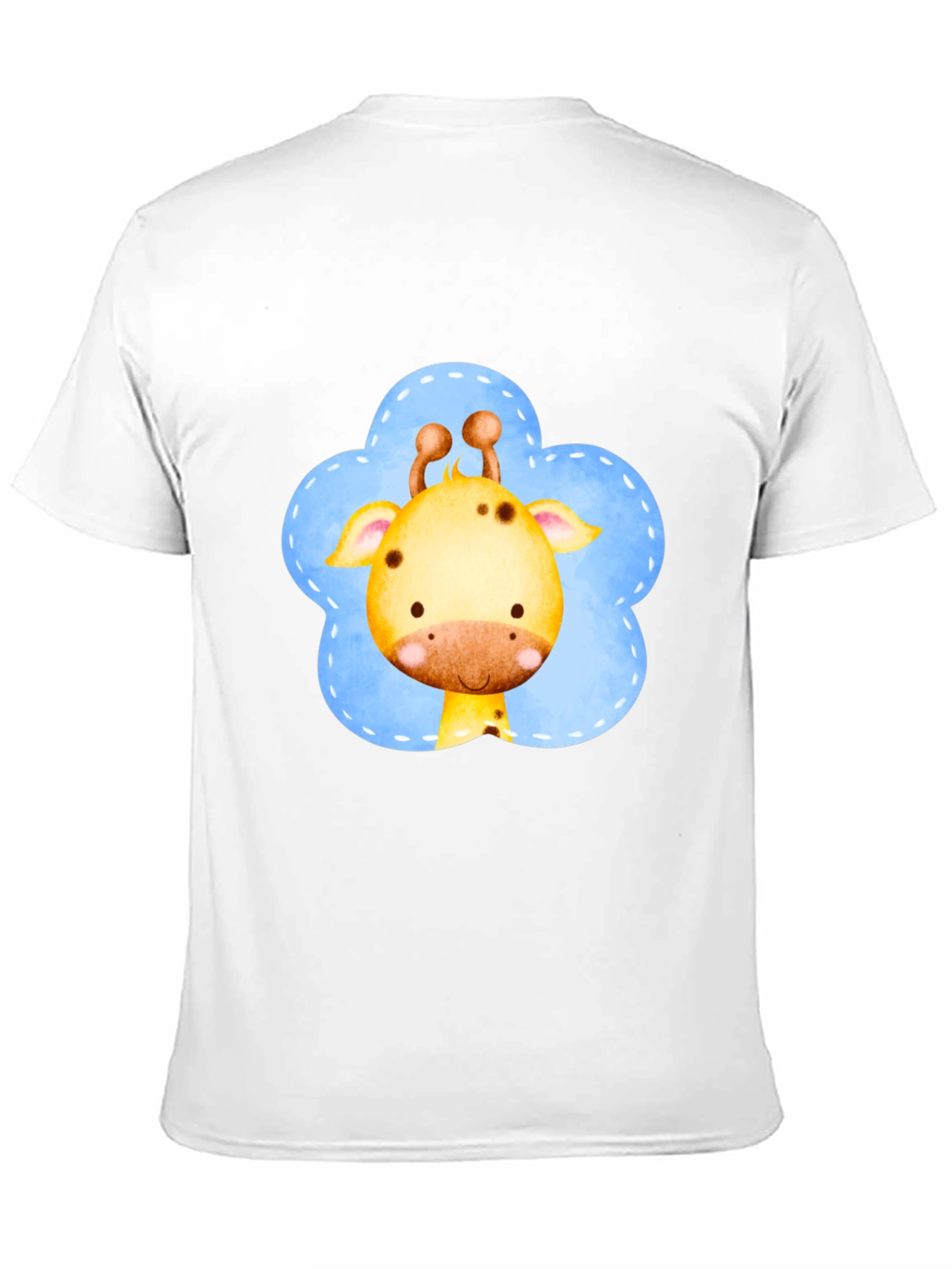 Cute Giraffe Graphic Tee - Soft Cotton Black T-Shirt