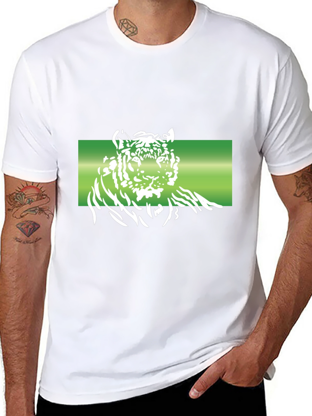 Tiger Graphic T-Shirt - Black