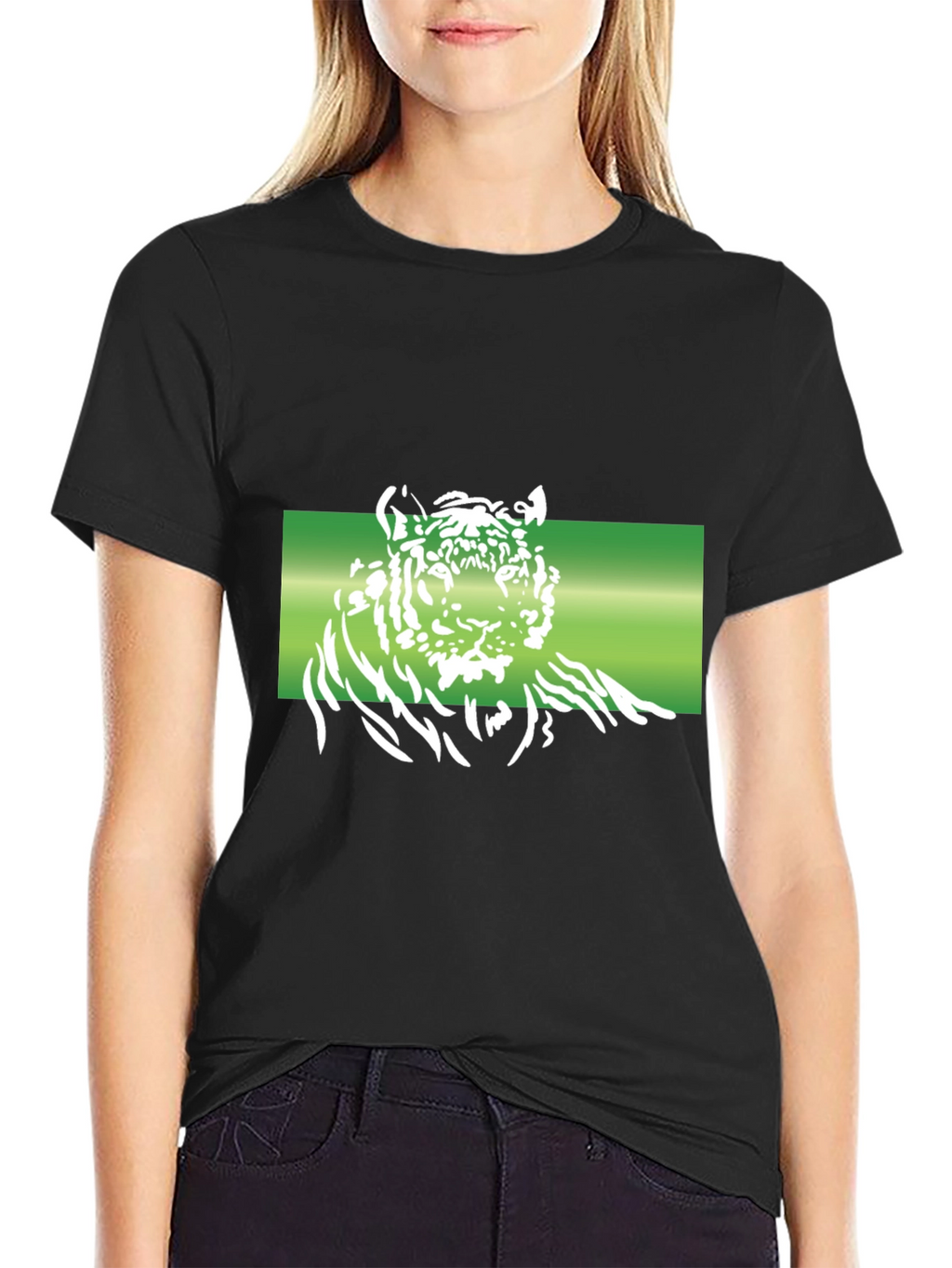 Tiger Graphic T-Shirt - Black