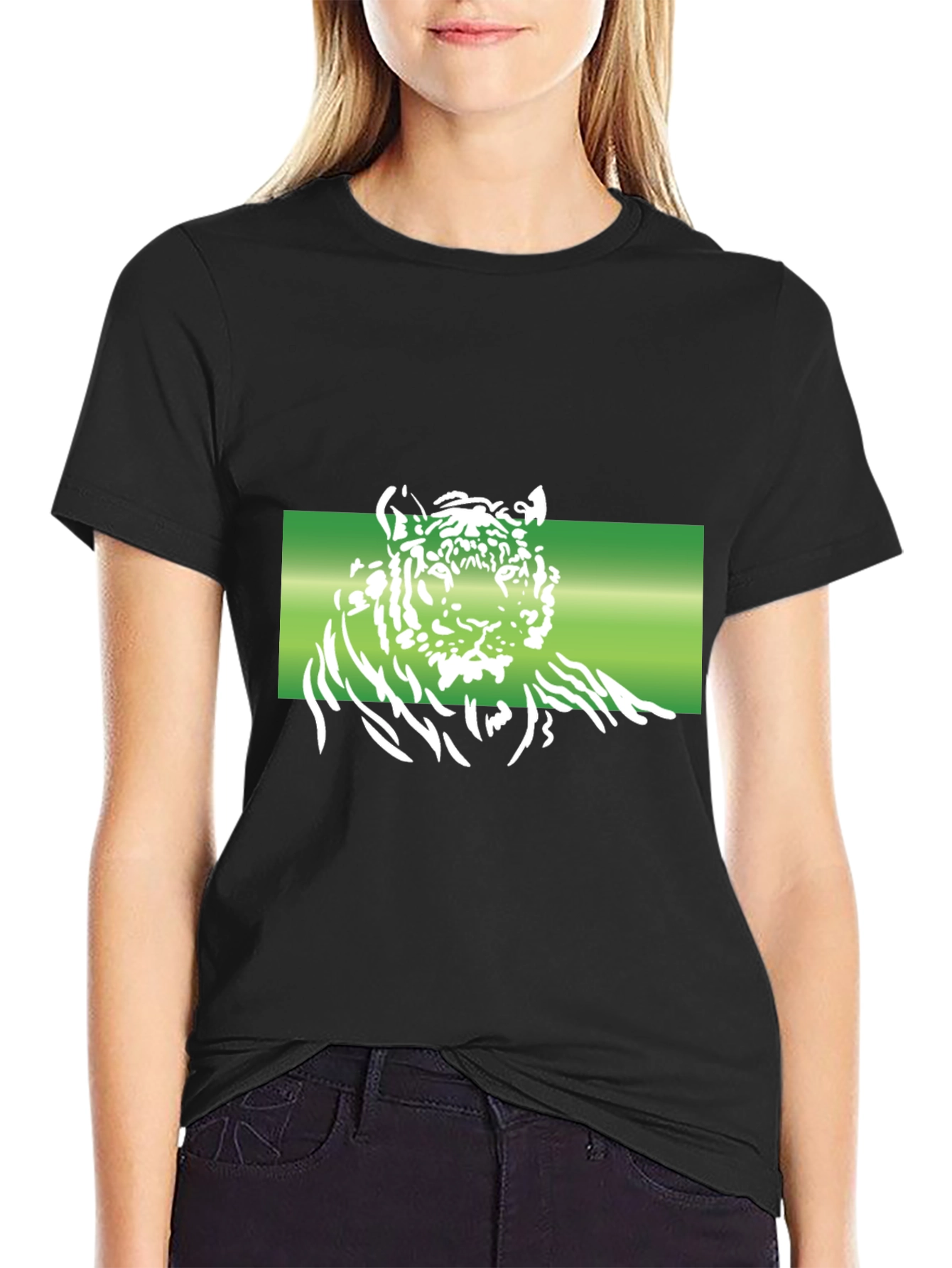 Tiger Graphic T-Shirt - Black