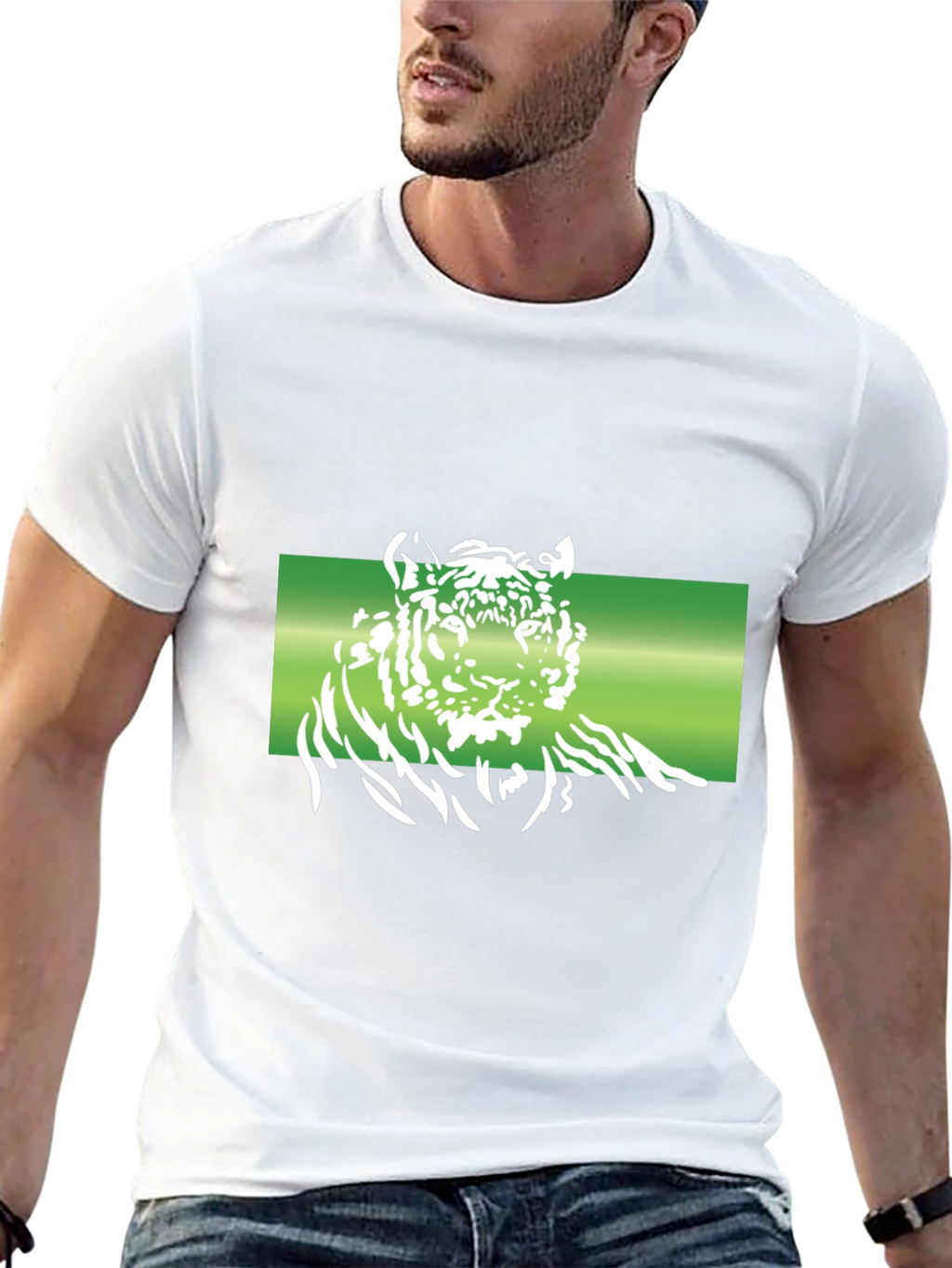 Tiger Graphic T-Shirt - Black