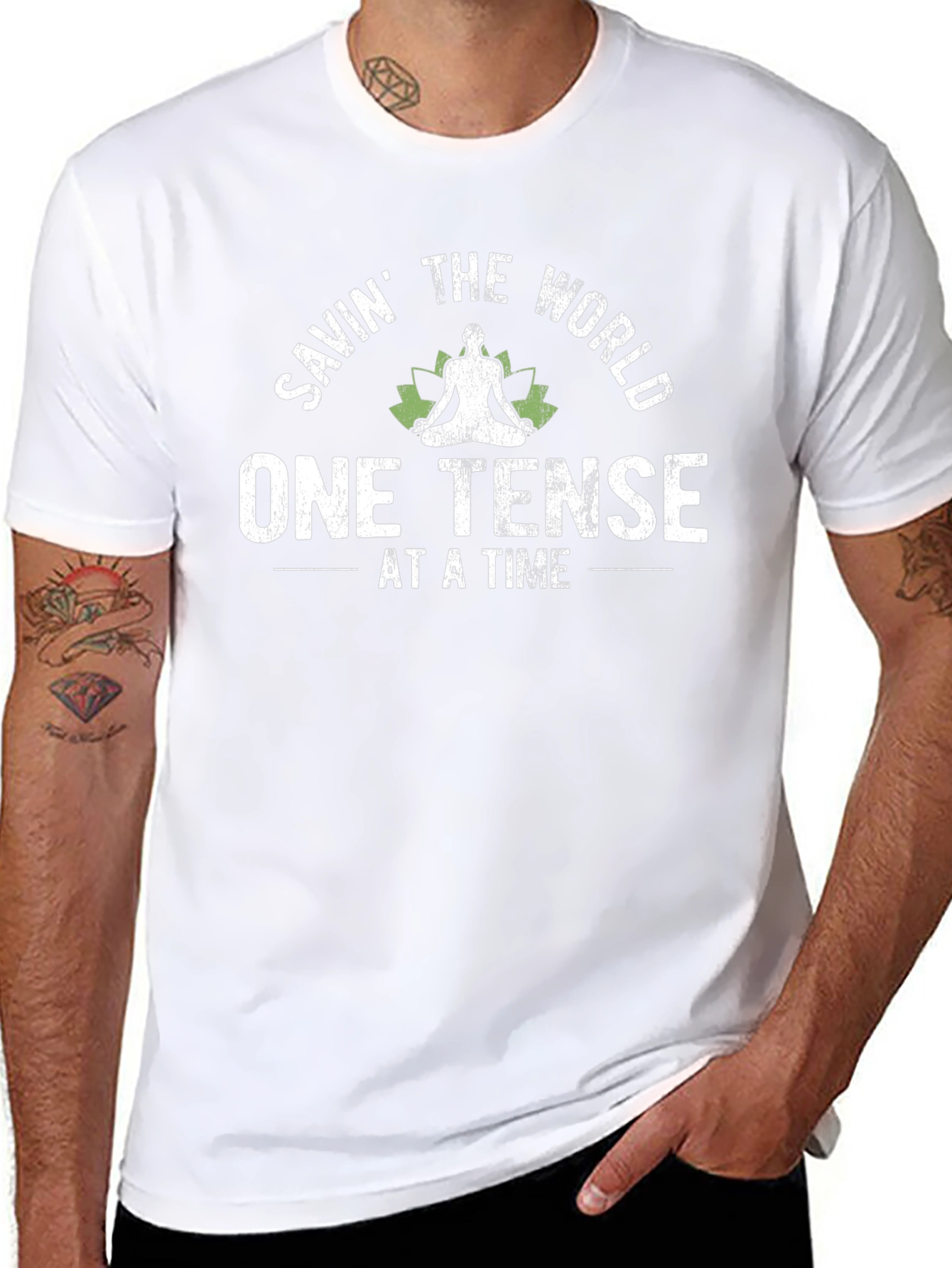 Savn the World T-Shirt - One Tense At A Time