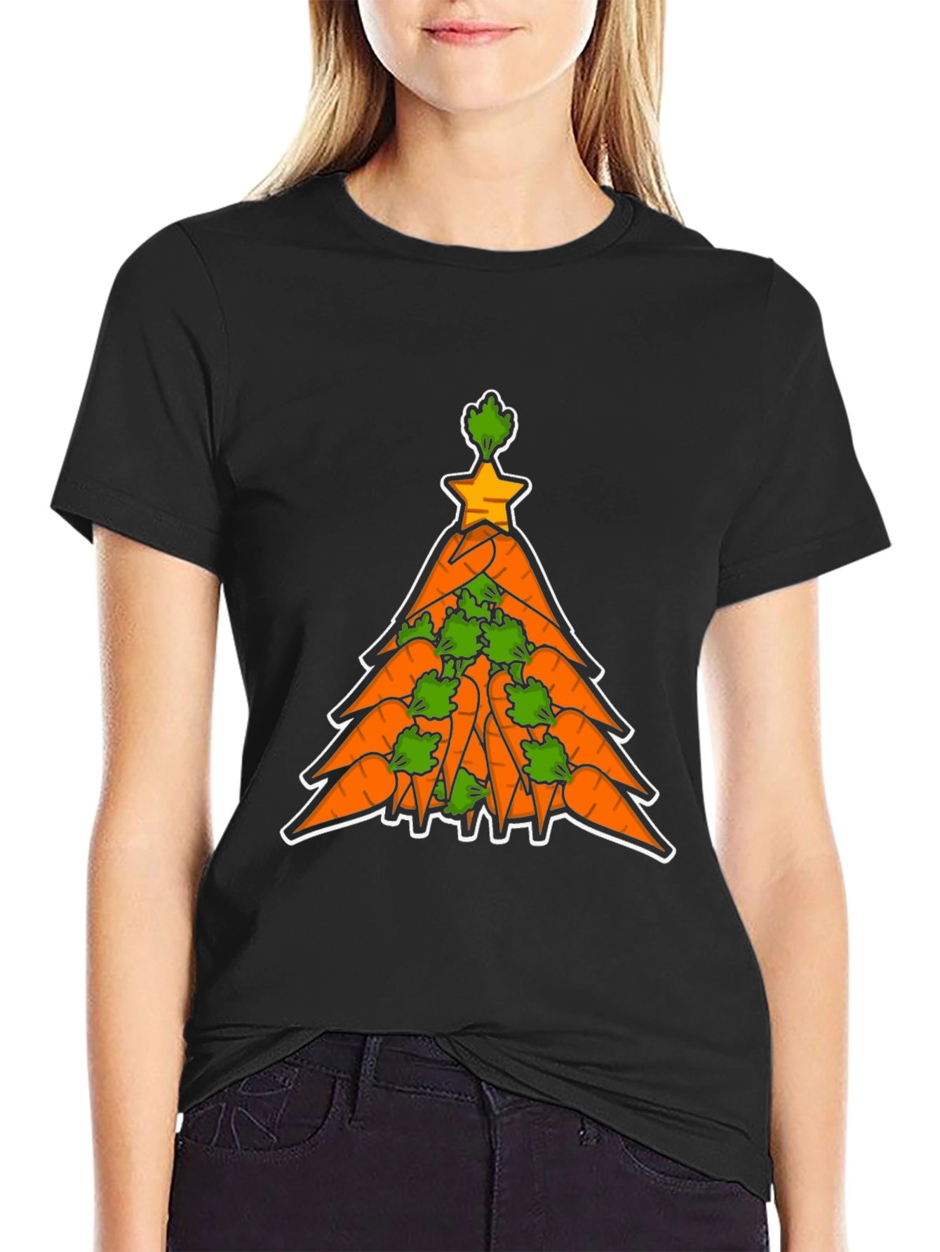 Carrot Christmas Tree T-Shirt