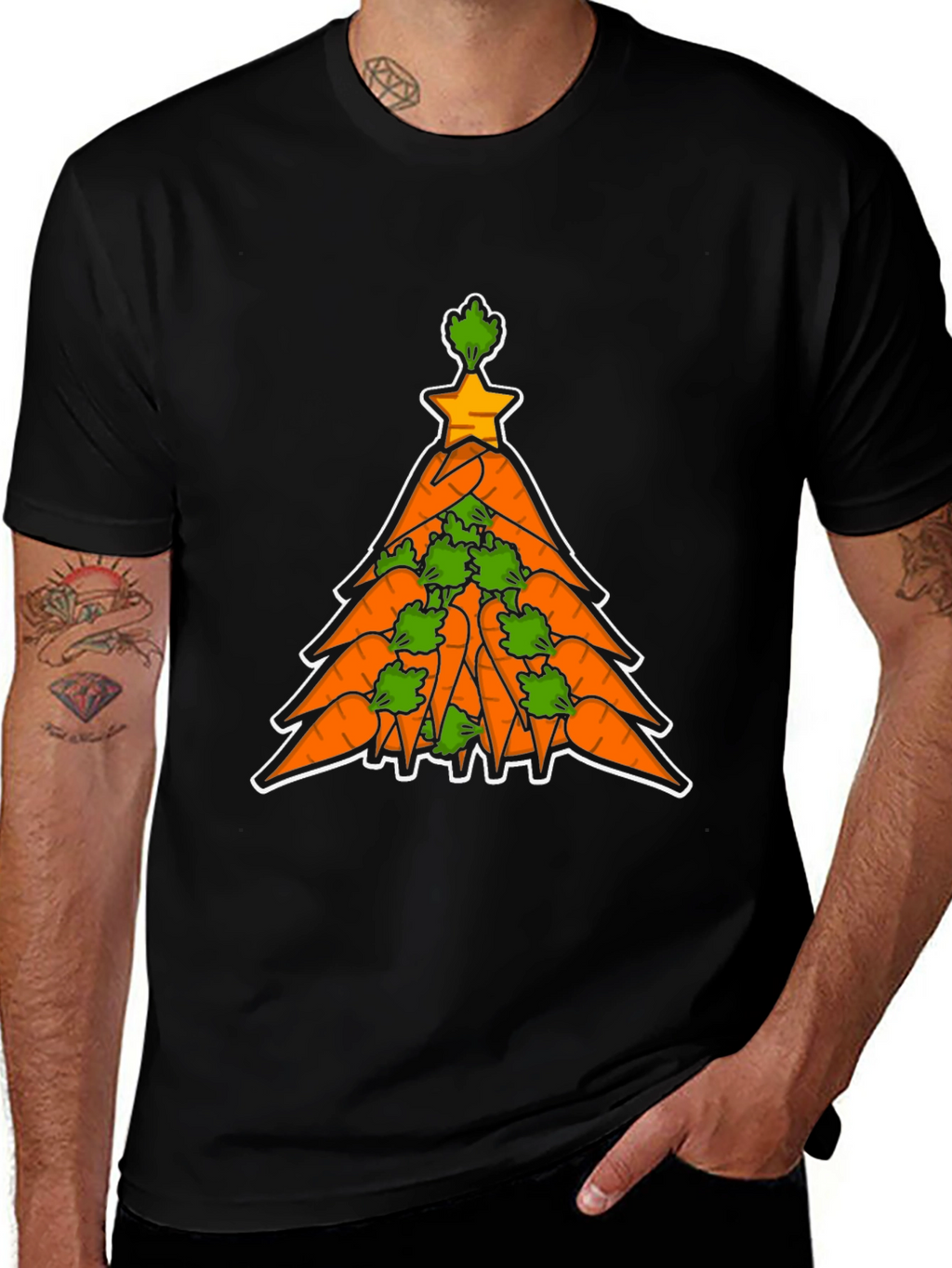 Carrot Christmas Tree T-Shirt