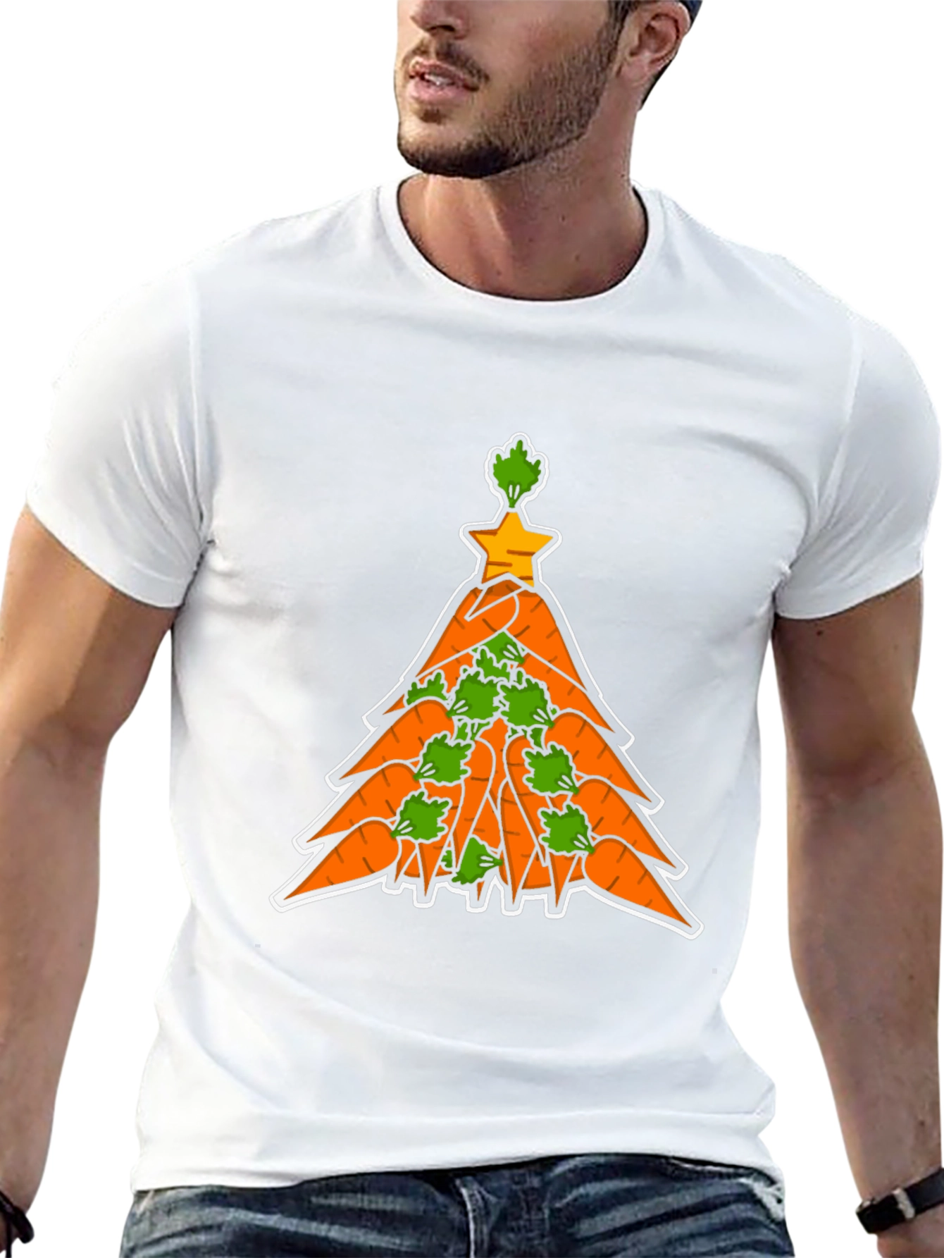 Carrot Christmas Tree T-Shirt