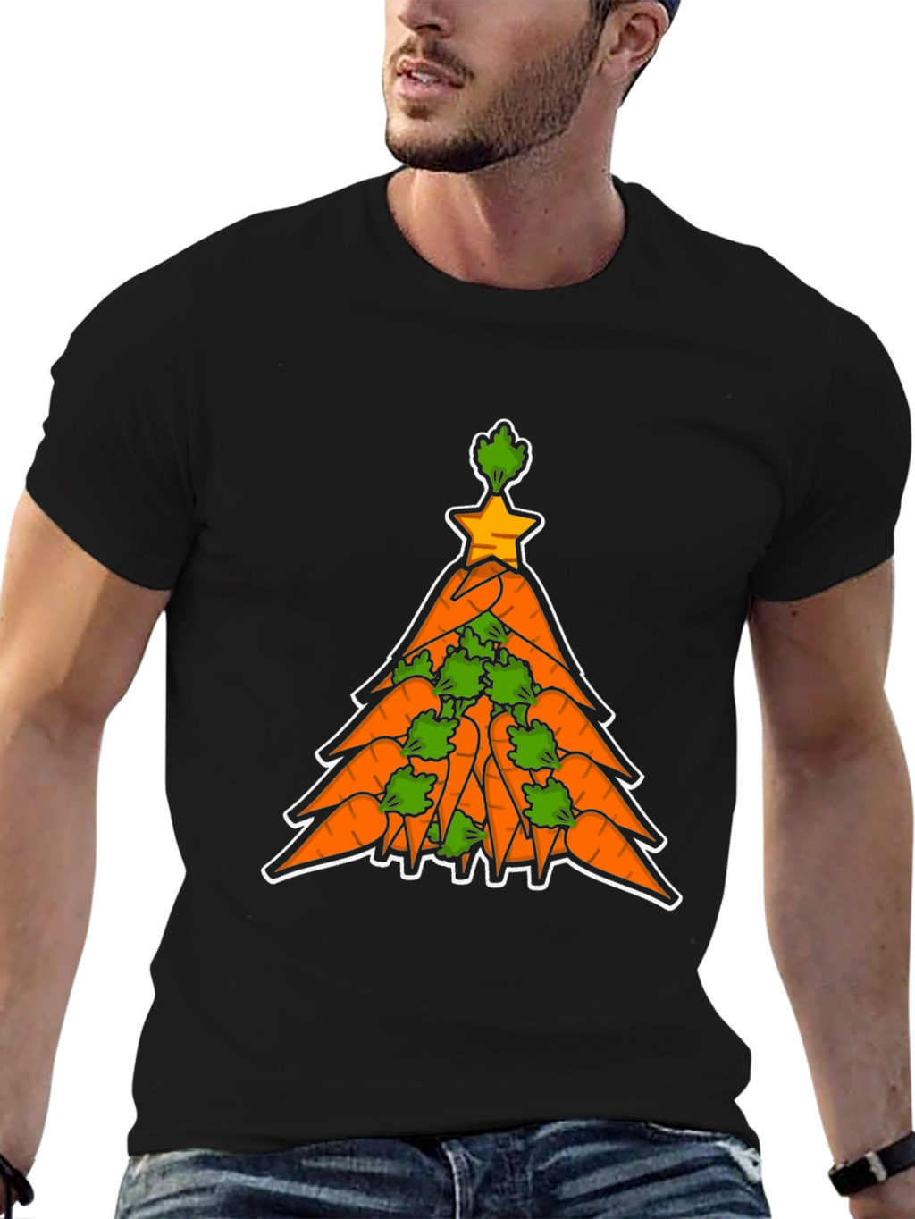 Carrot Christmas Tree T-Shirt