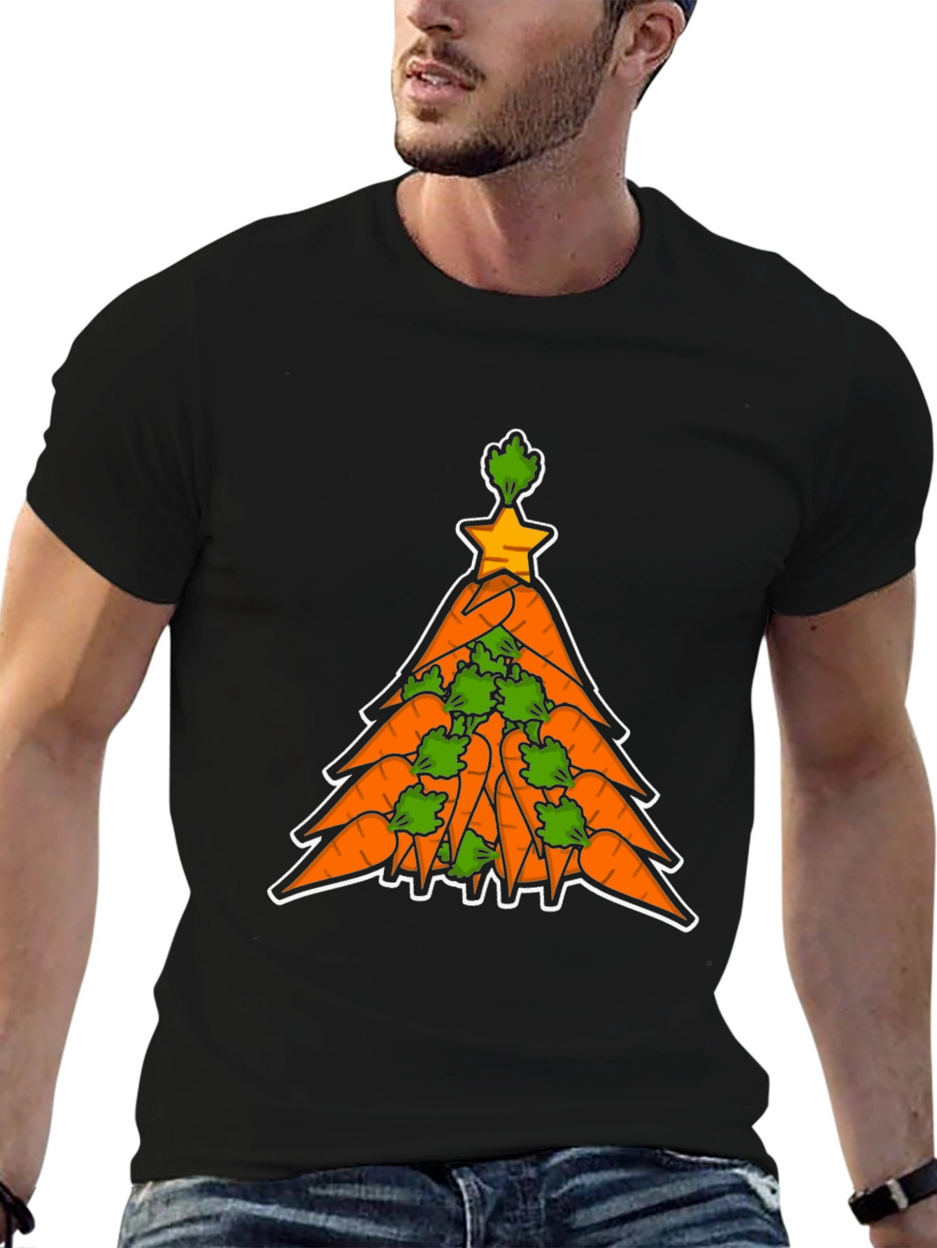 Carrot Christmas Tree T-Shirt