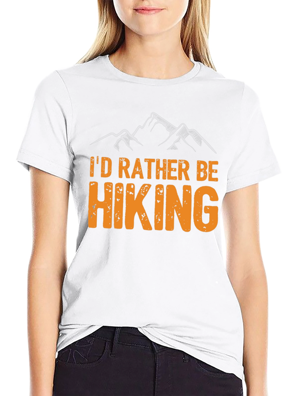 Hiking Graphic T-Shirt - Id Rather Be Hiking!