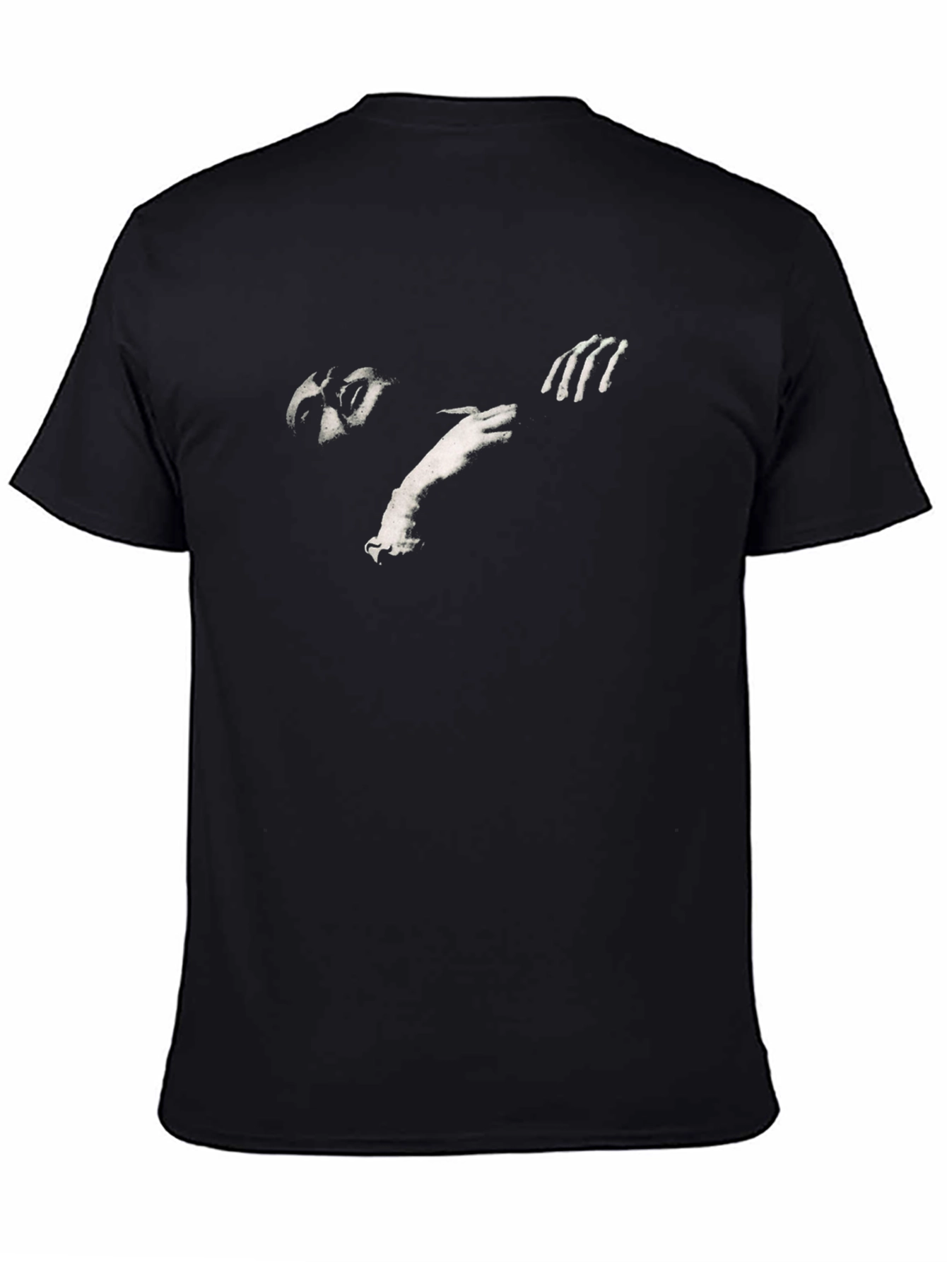 Abstract Graphic Black T-Shirt