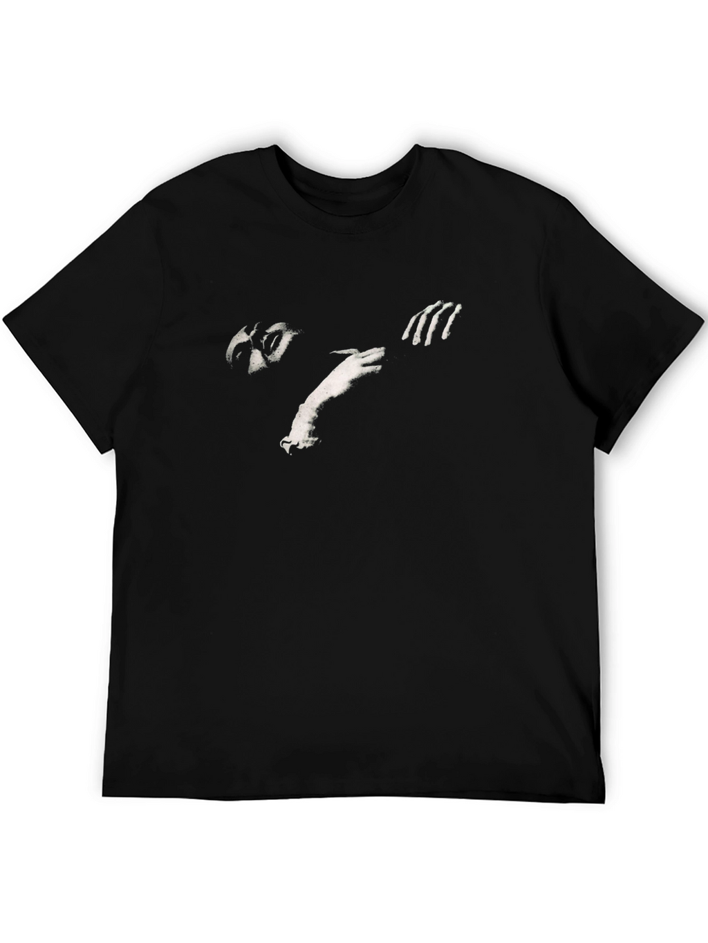 Abstract Graphic Black T-Shirt