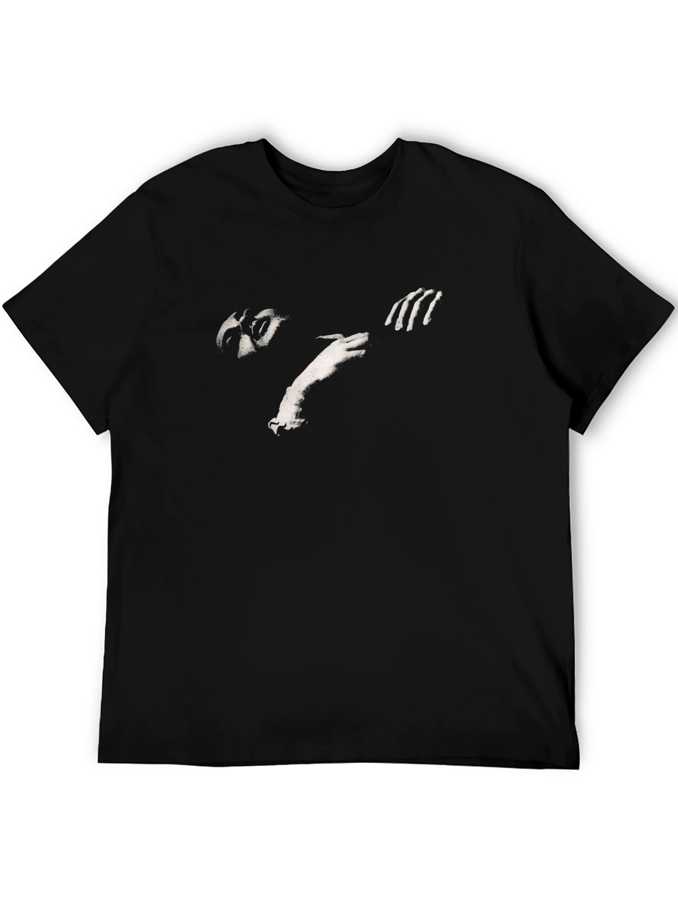 Abstract Graphic Black T-Shirt