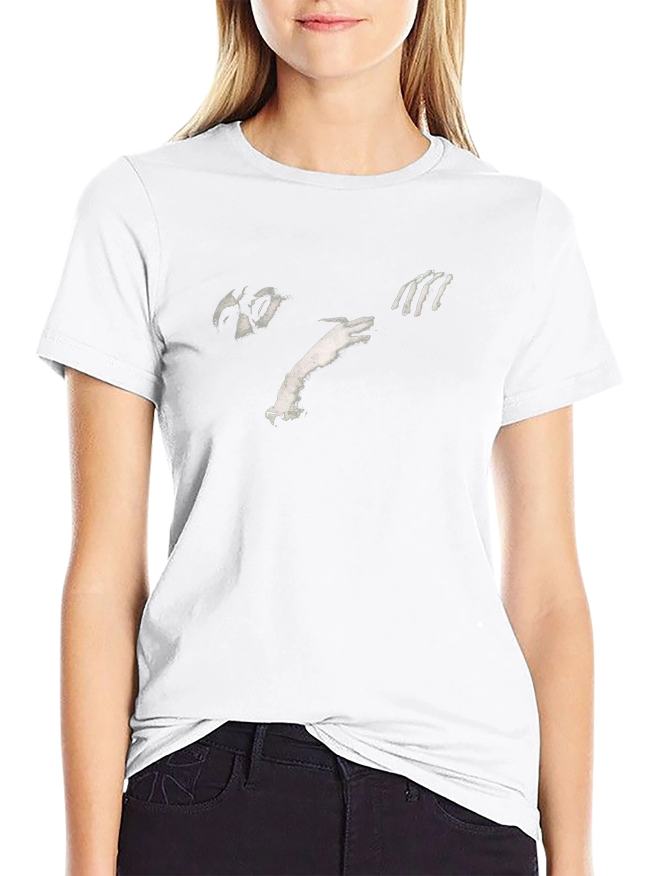 Abstract Graphic Black T-Shirt