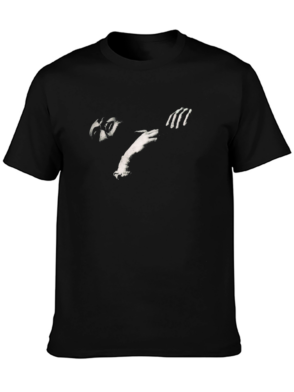 Abstract Graphic Black T-Shirt