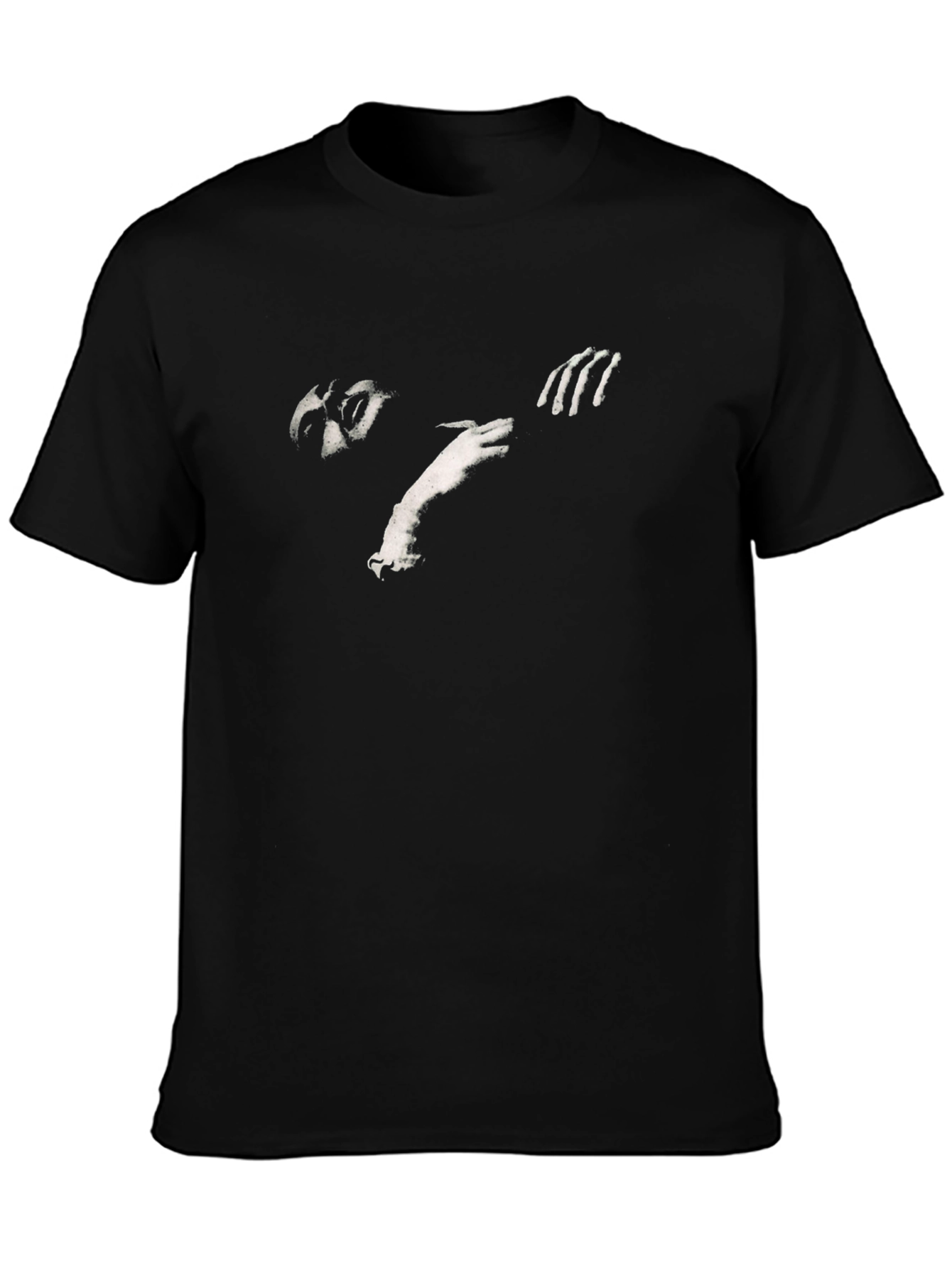 Abstract Graphic Black T-Shirt