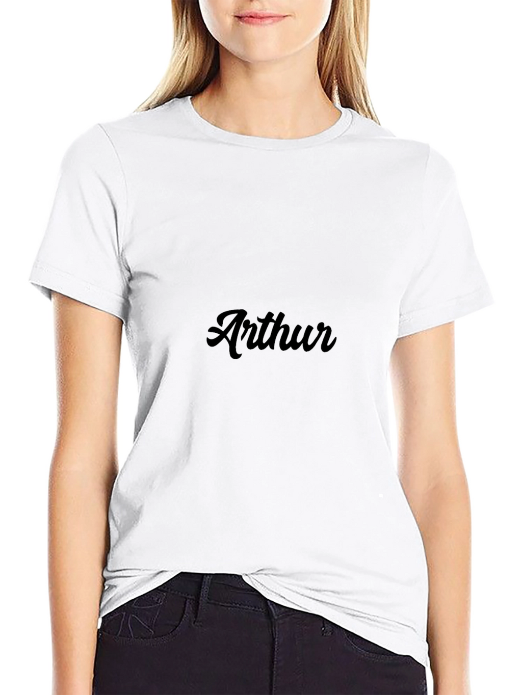 Arthur Graphic Tee - Stylish Black T-Shirt
