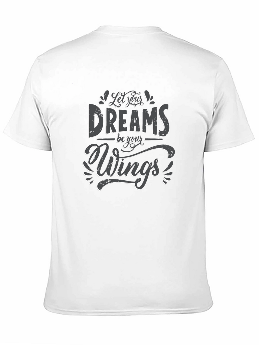 Dreams Be Your Wings Black Graphic Tee