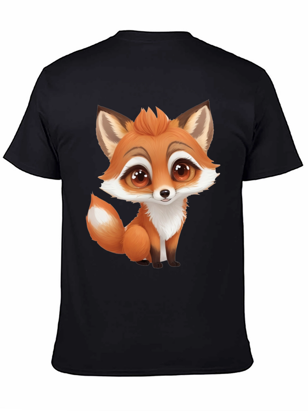 Cute Cartoon Fox Graphic T-Shirt