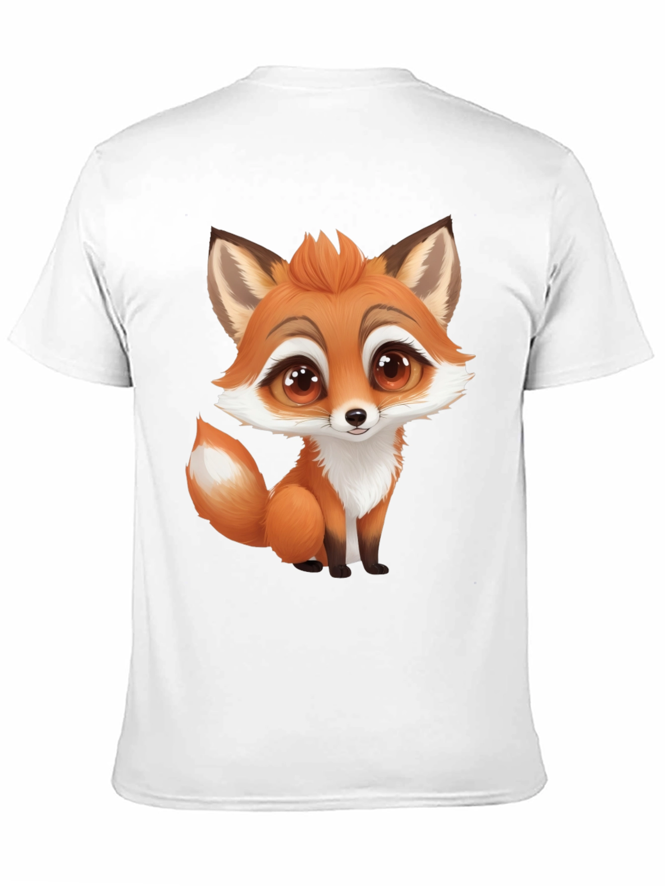 Cute Cartoon Fox Graphic T-Shirt