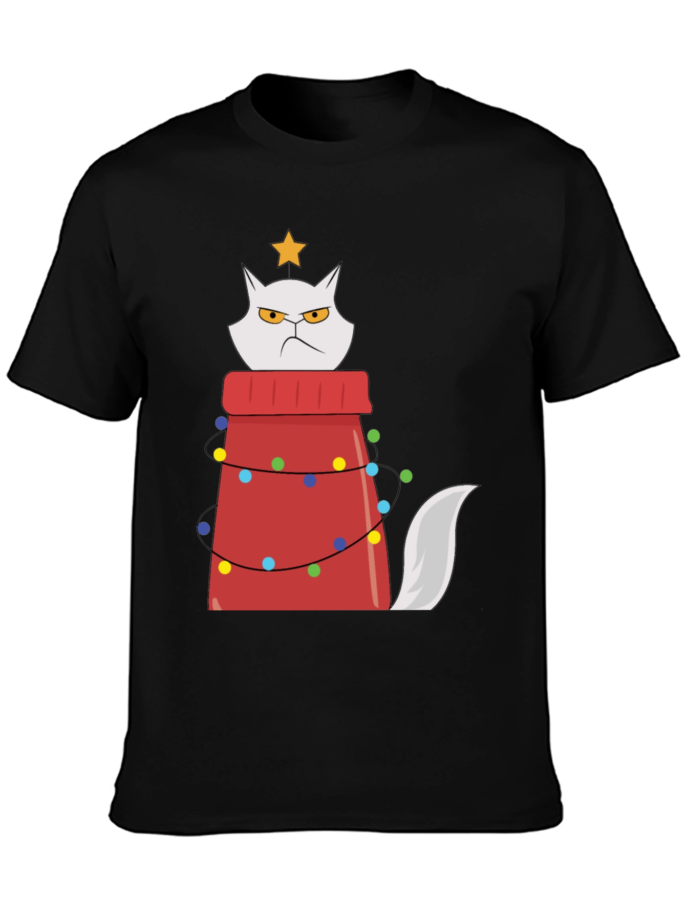 Grumpy Cat Christmas Tree T-Shirt