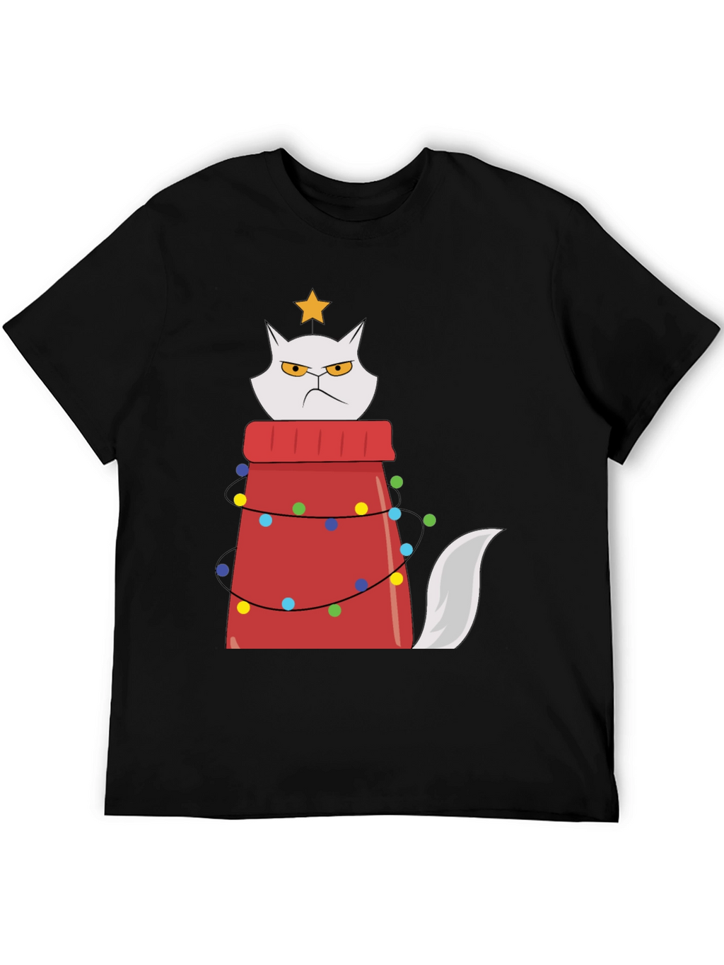Grumpy Cat Christmas Tree T-Shirt