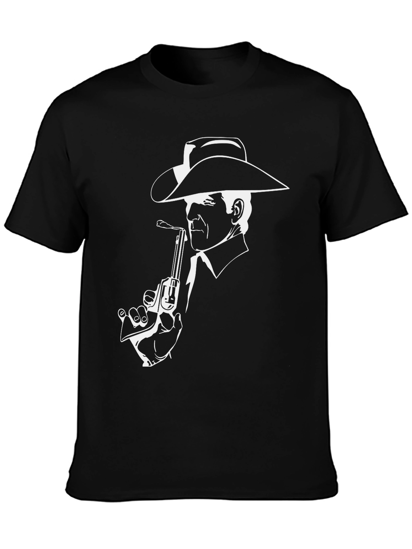 Cowboy Graphic Tee - Black
