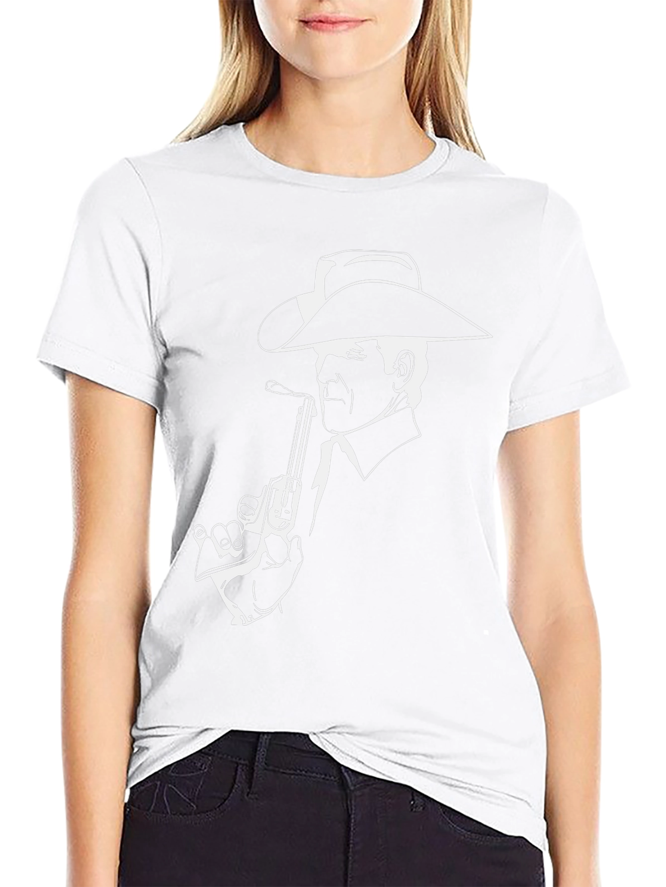 Cowboy Graphic Tee - Black