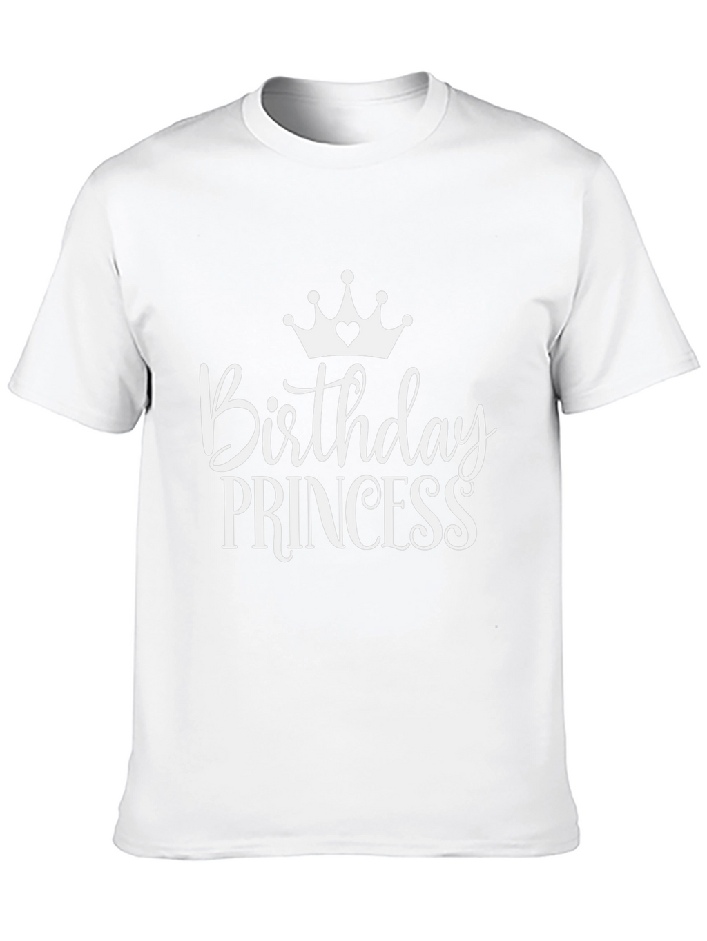 Birthday Princess Black T-Shirt
