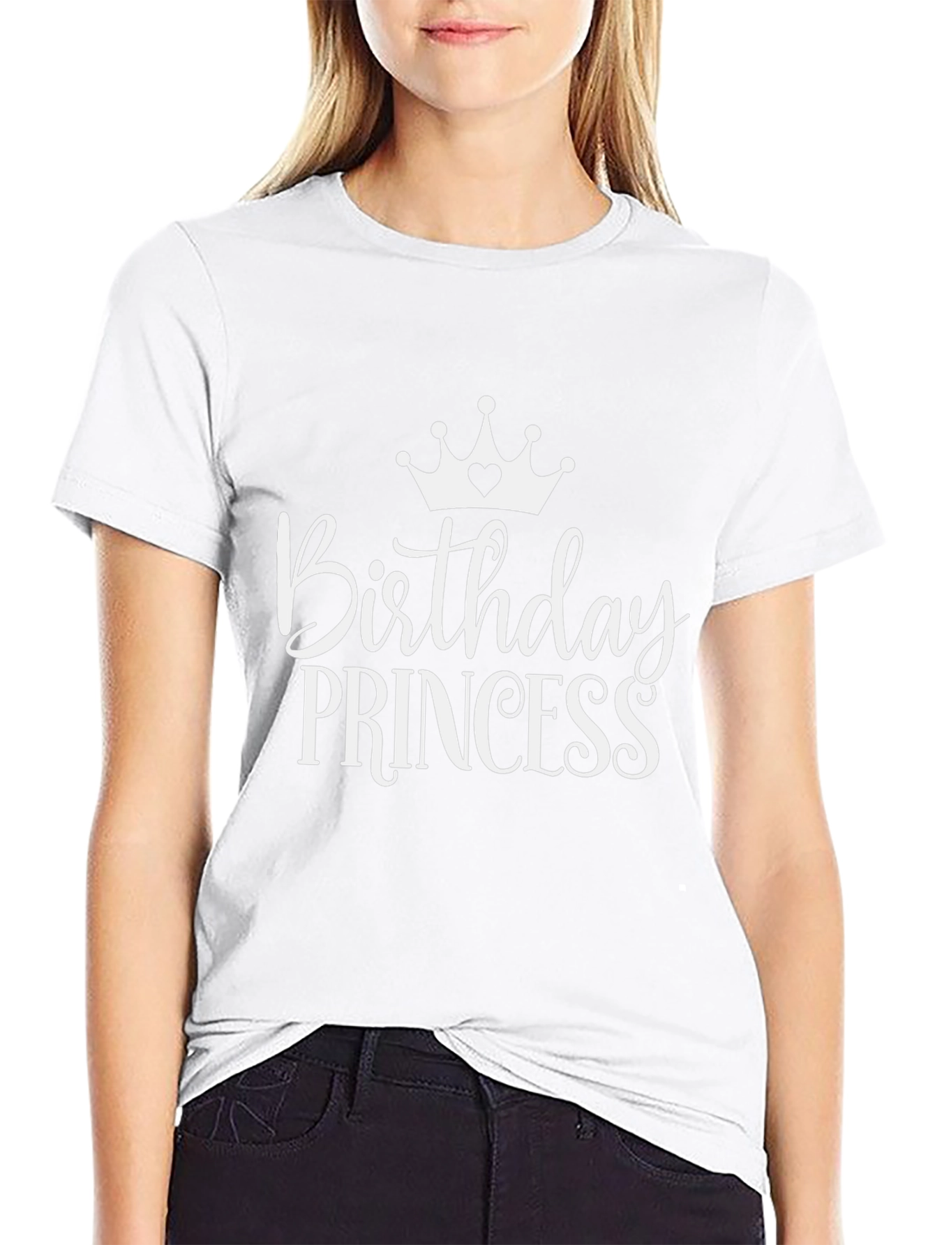 Birthday Princess Black T-Shirt