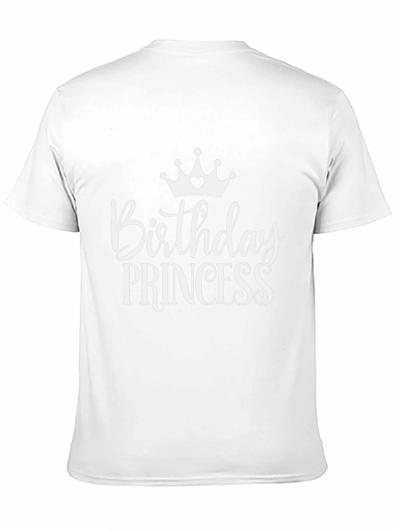 Birthday Princess Black T-Shirt