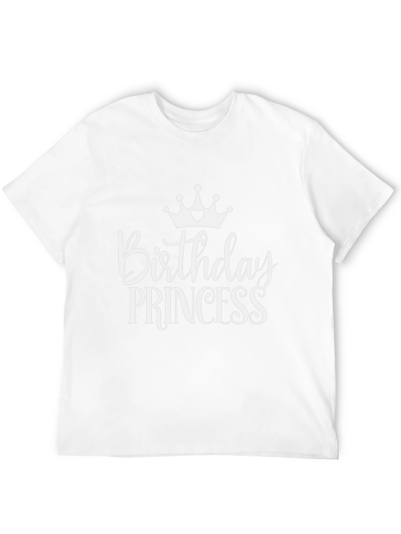 Birthday Princess Black T-Shirt