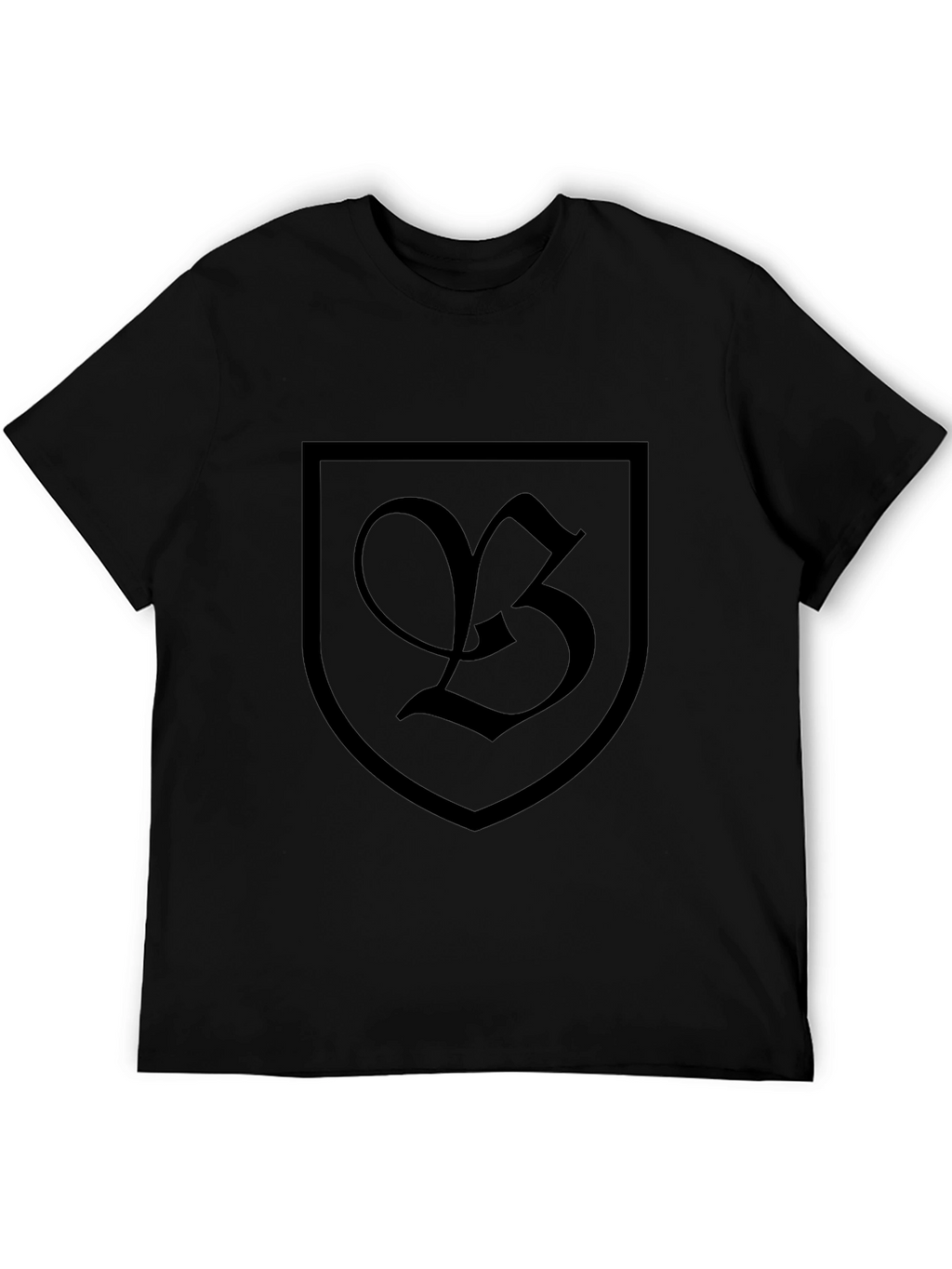 Shield Crest Graphic Tee - Black