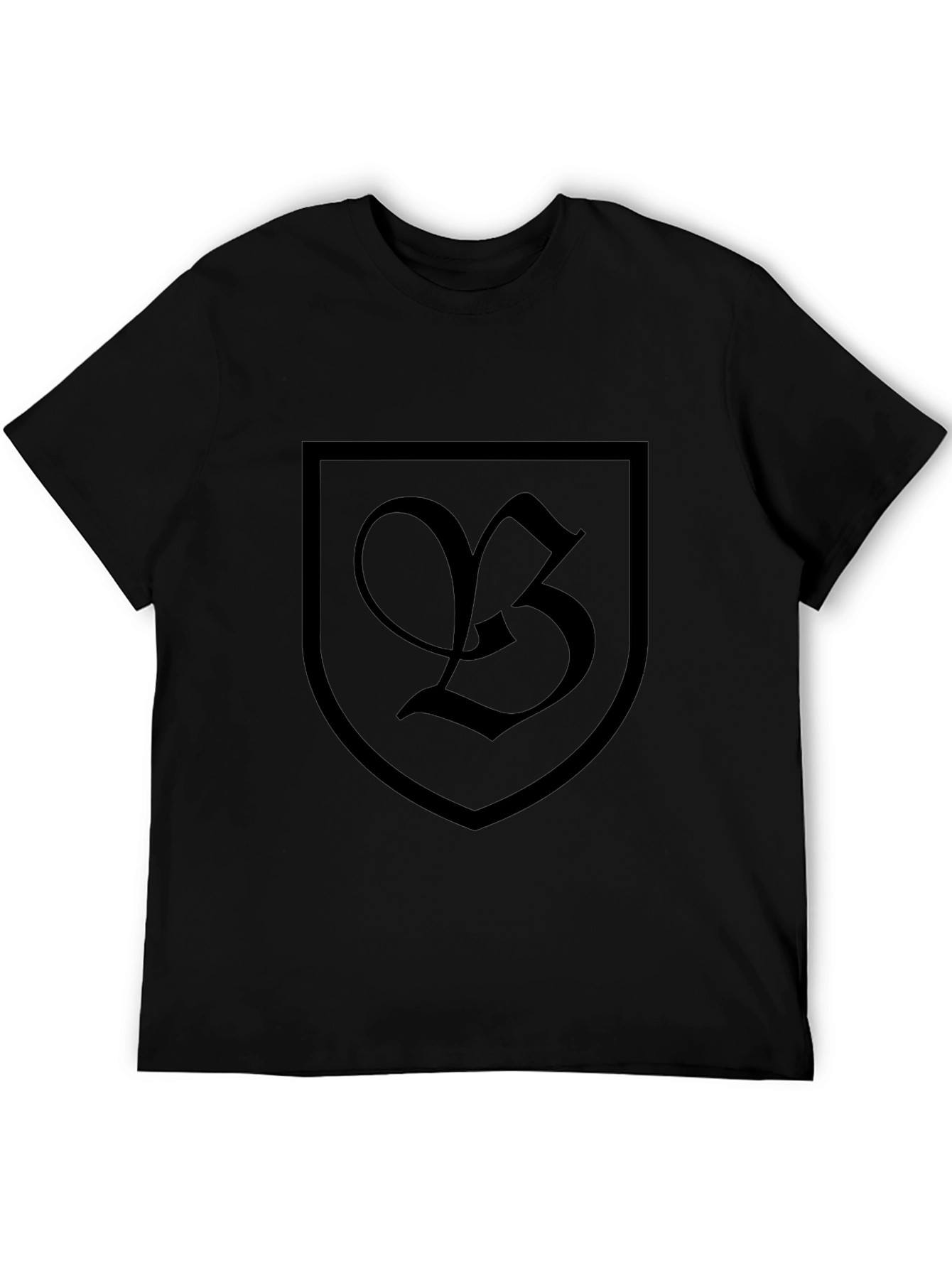Shield Crest Graphic Tee - Black