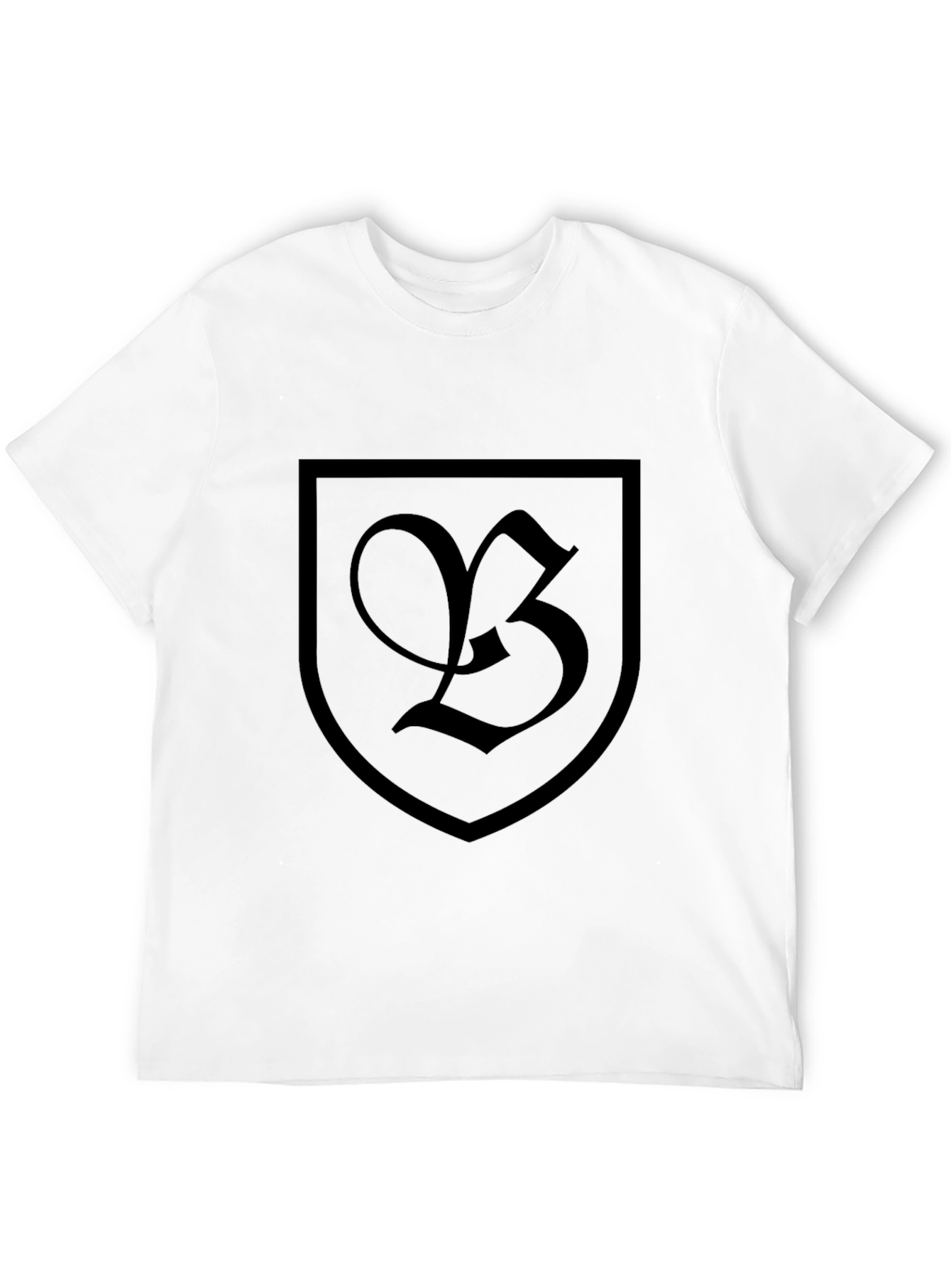 Shield Crest Graphic Tee - Black