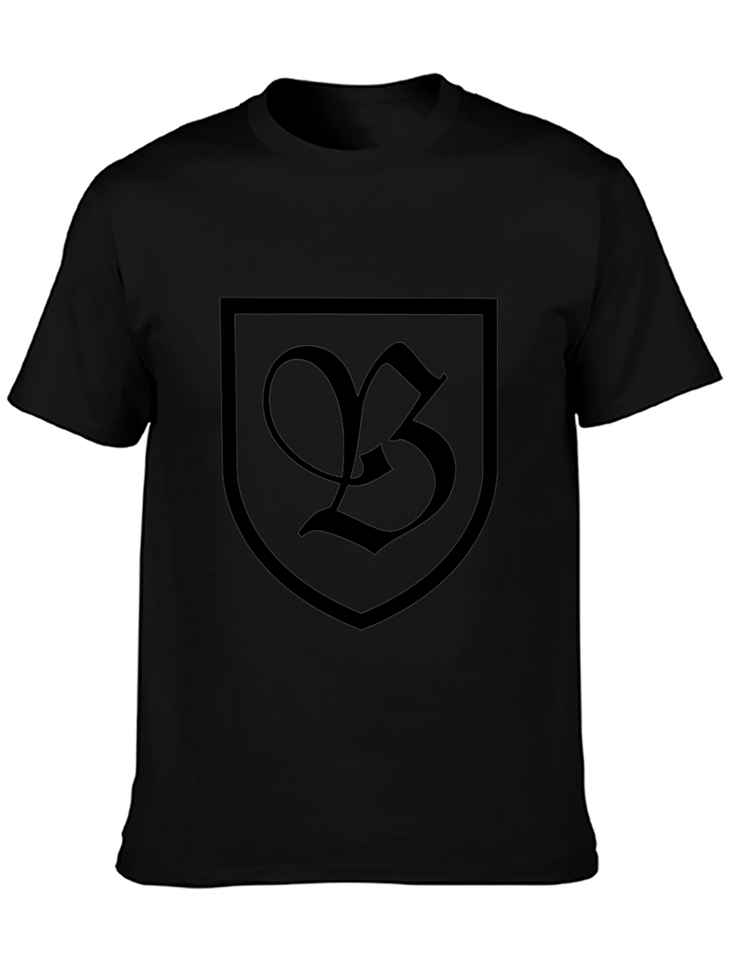 Shield Crest Graphic Tee - Black