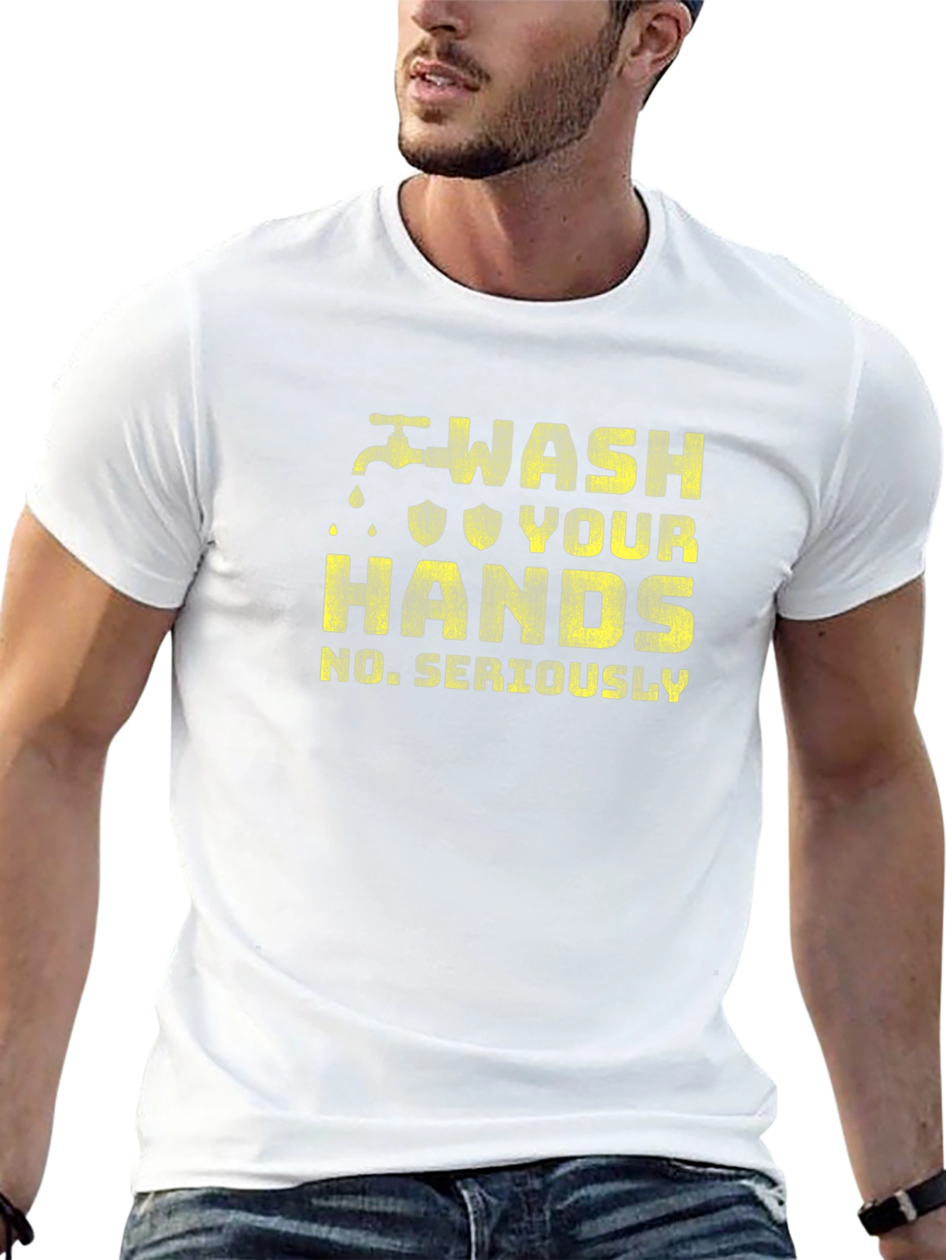 Wash Your Hands Seriously Graphic Tee