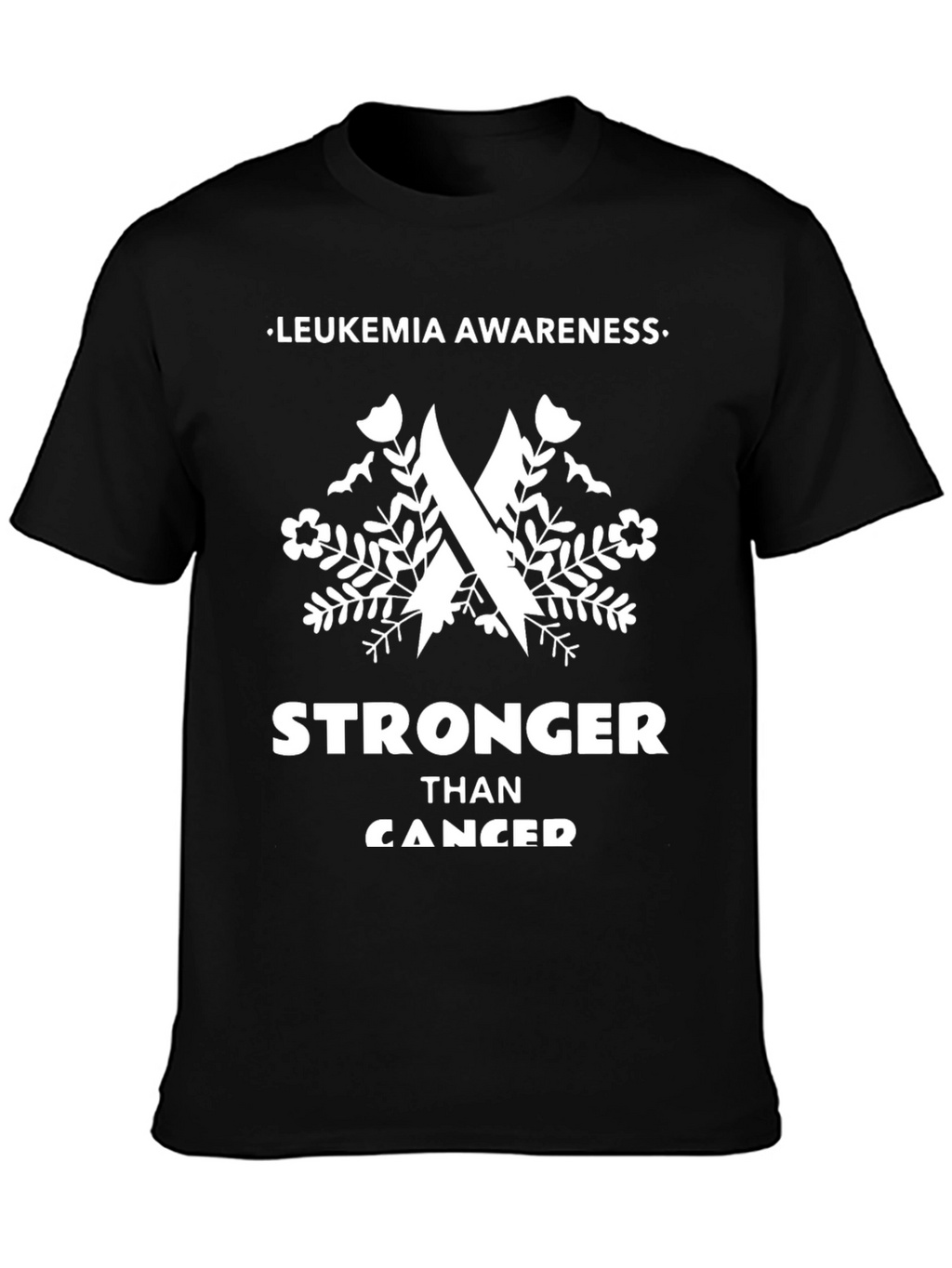 Leukemia Awareness Stronger Than Cancer T-Shirt