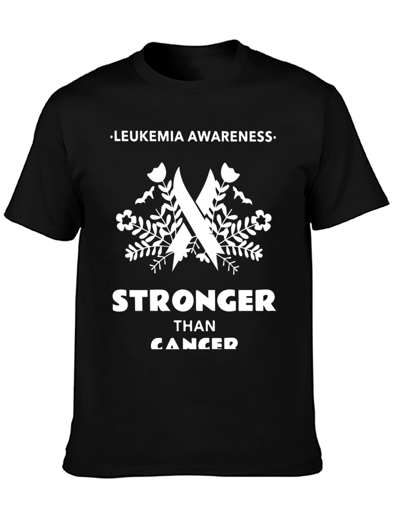 Leukemia Awareness Stronger Than Cancer T-Shirt